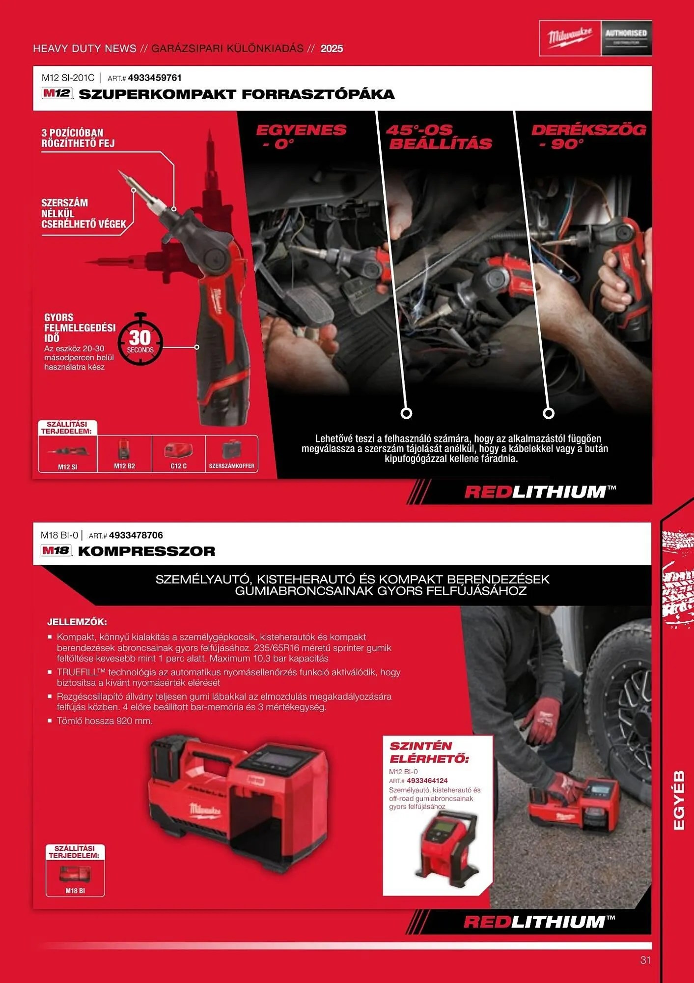 Katalógus Milwaukee akciós újság szeptember 16.-tól december 31.-ig 2025. - Oldal 31