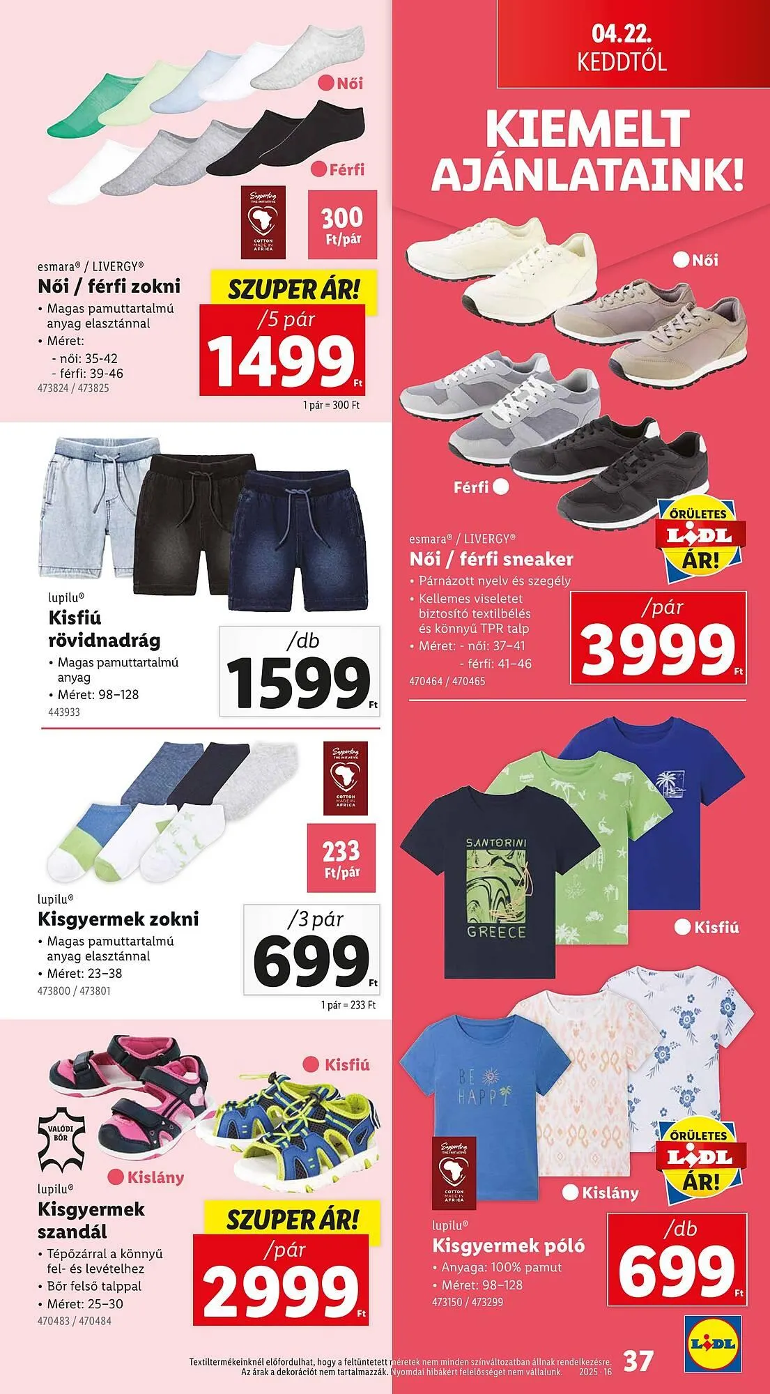Katalógus Lidl akciós újság április 16.-tól április 19.-ig 2025. - Oldal 37
