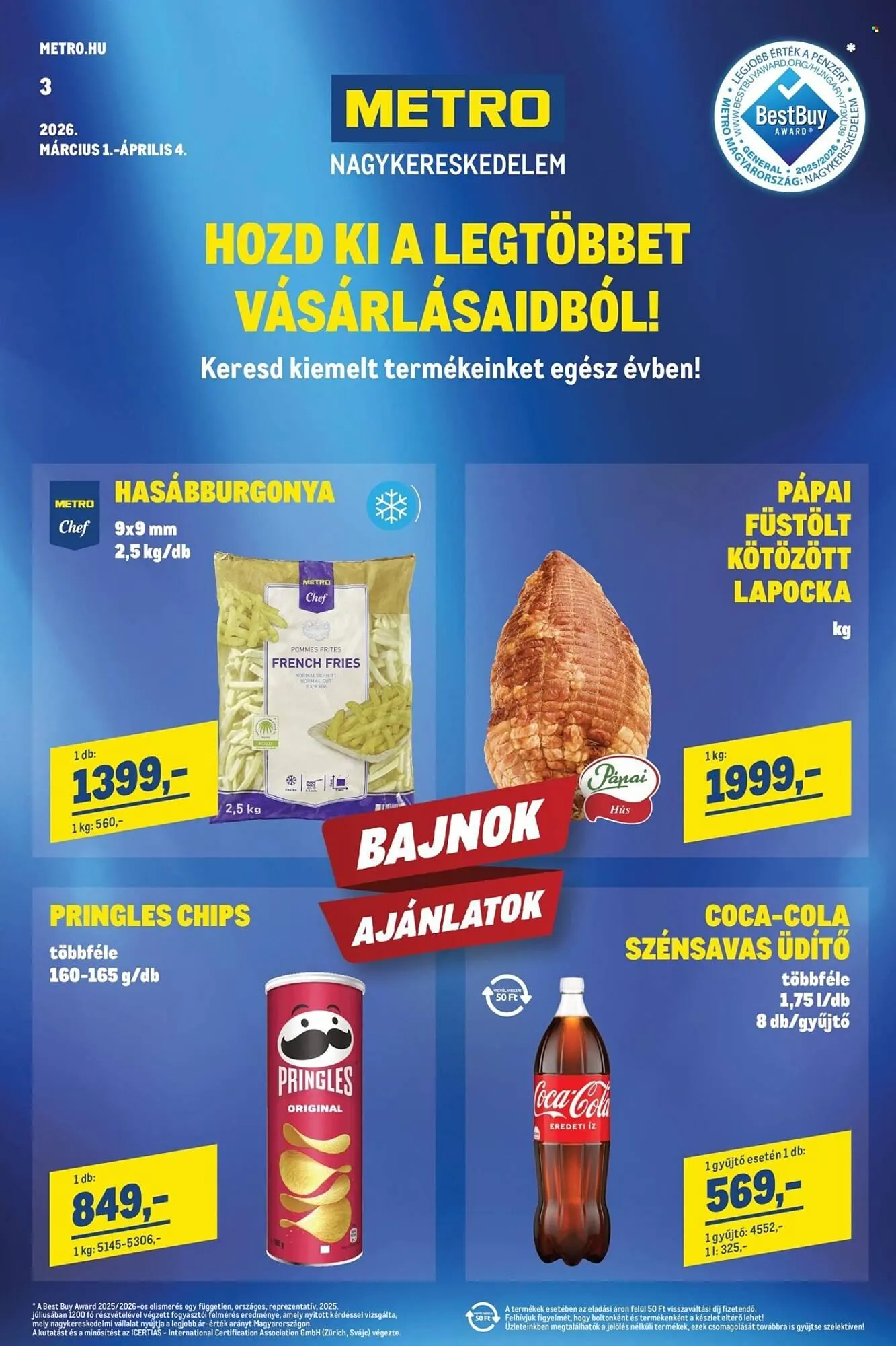 Katalógus Metro akciós újság március 1.-tól április 4.-ig 2026. - Oldal 1