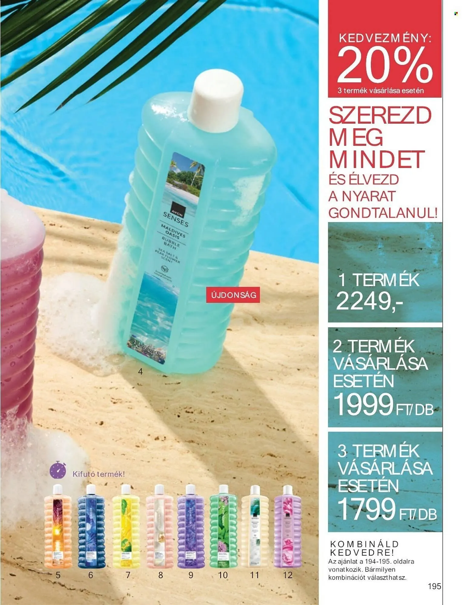 Katalógus AVON akciós újság június 1.-tól június 30.-ig 2025. - Oldal 195