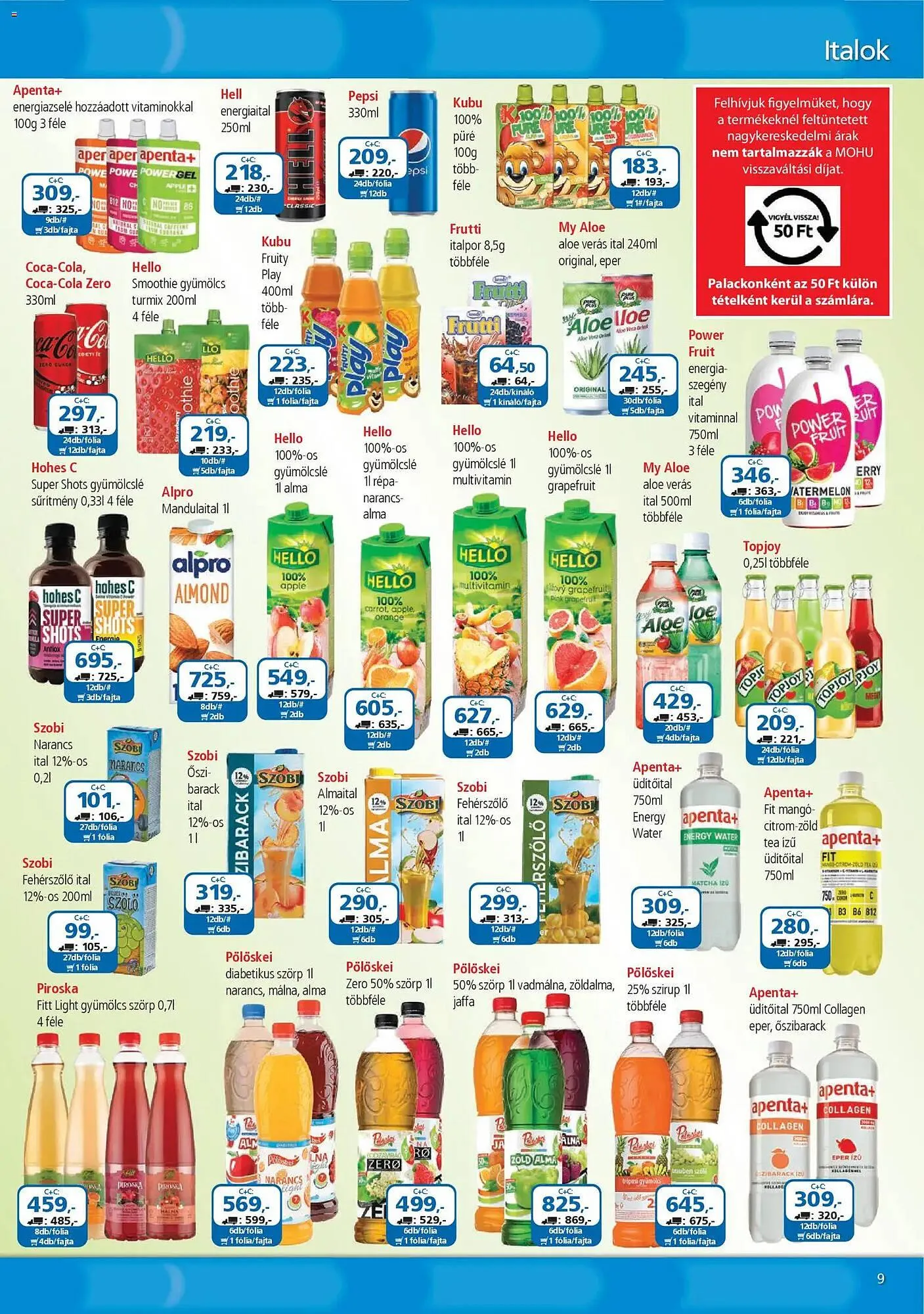 Katalógus ÁRKLUB akciós újság március 1.-tól március 31.-ig 2026. - Oldal 9