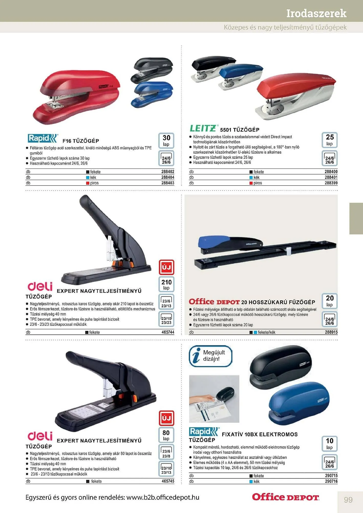 Katalógus Office Depot akciós újság május 9.-tól december 31.-ig 2026. - Oldal 99