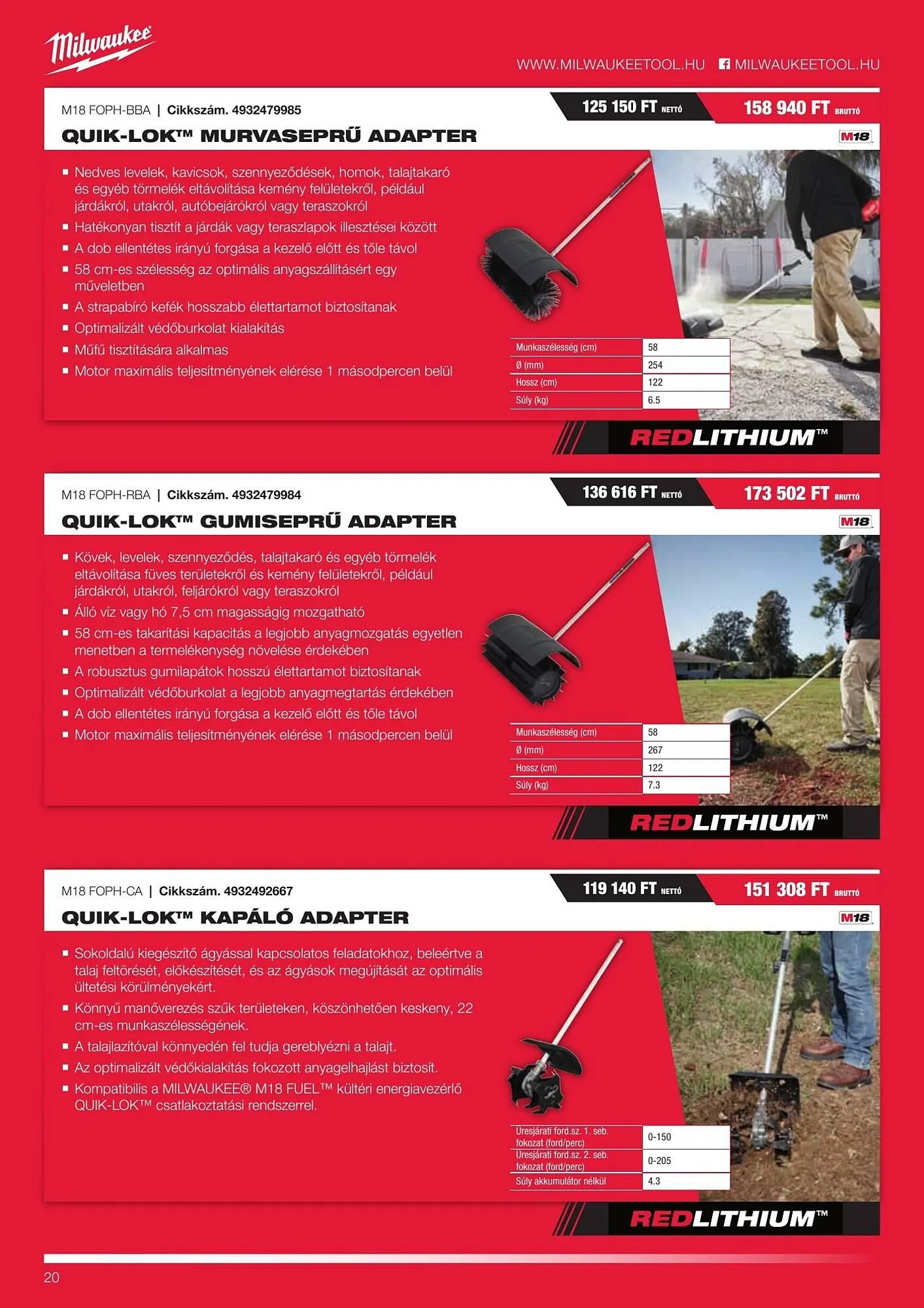 Katalógus Milwaukee akciós újság szeptember 16.-tól december 31.-ig 2025. - Oldal 20