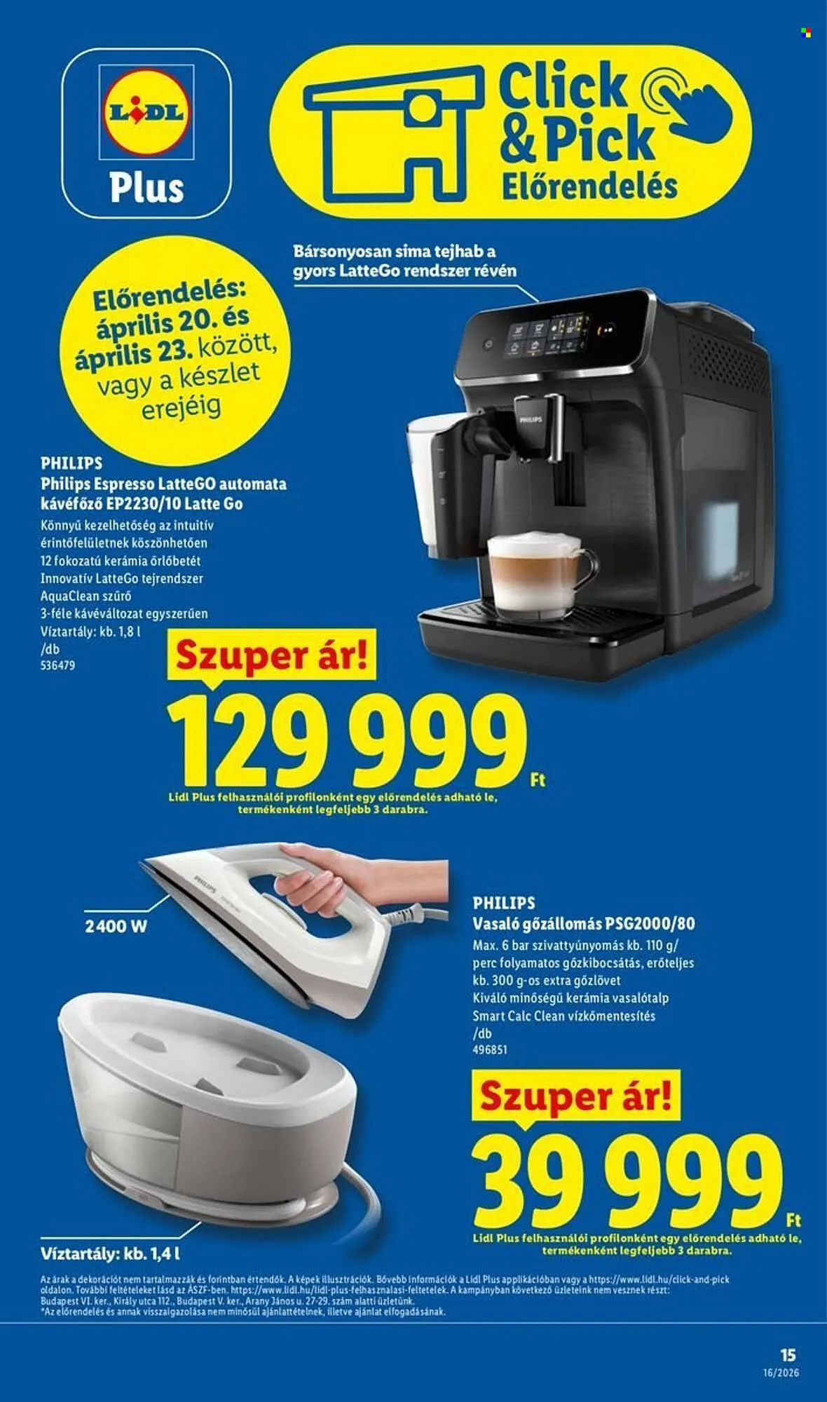 Katalógus Lidl akciós újság április 16.-tól április 22.-ig 2026. - Oldal 15