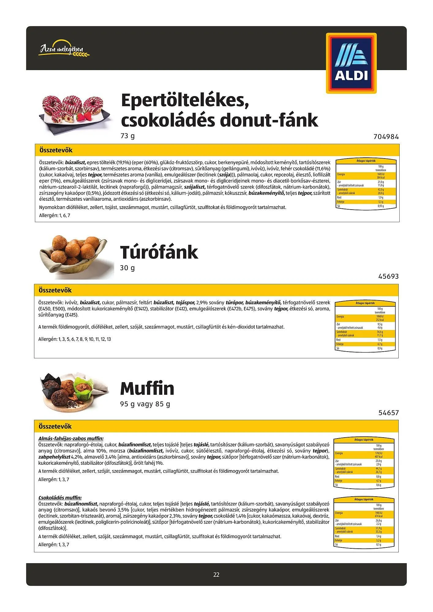 Katalógus ALDI akciós újság március 27.-tól április 21.-ig 2025. - Oldal 22