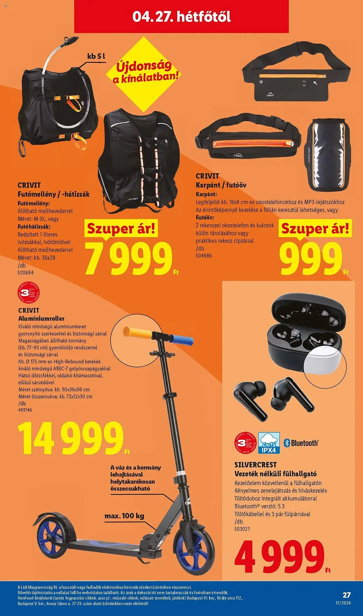 Katalógus Lidl akciós újság április 23.-tól április 29.-ig 2026. - Oldal 27