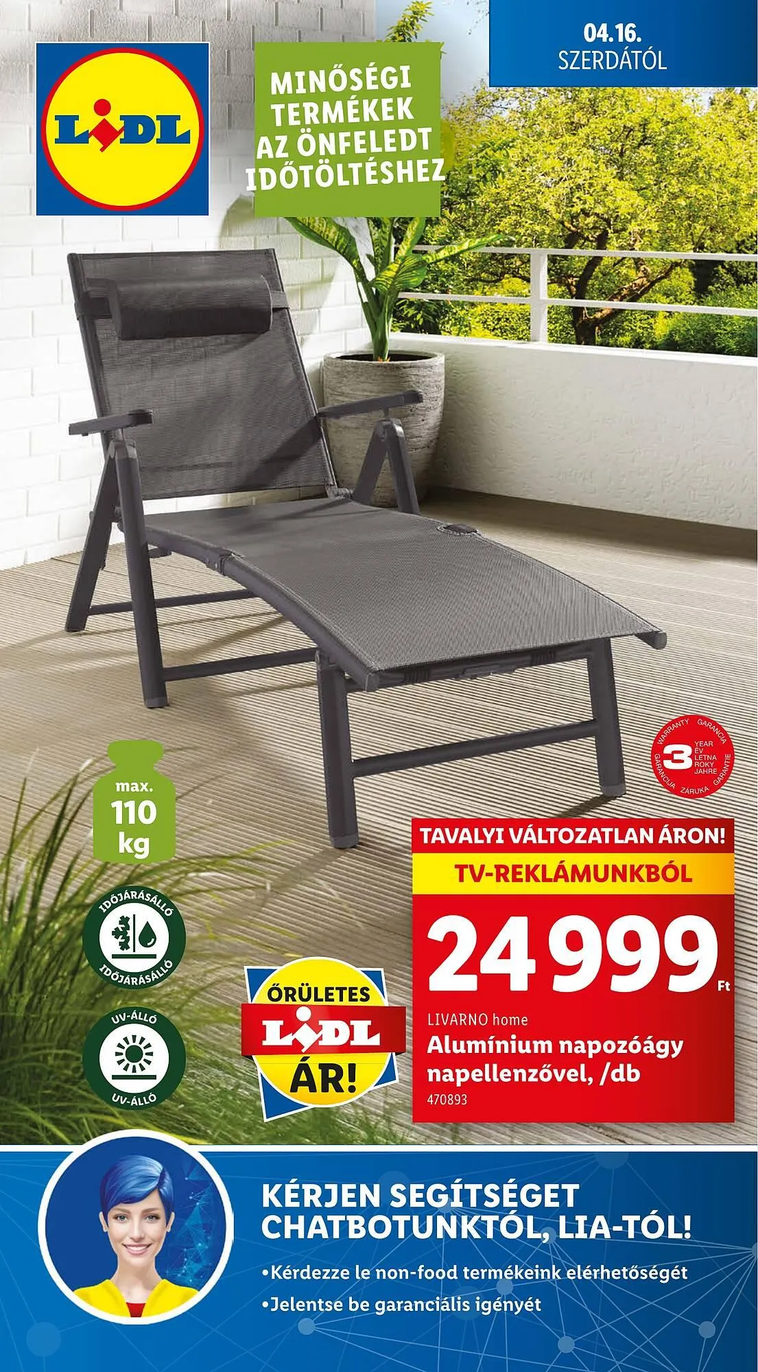 Katalógus Lidl akciós újság április 16.-tól április 19.-ig 2025. - Oldal 1