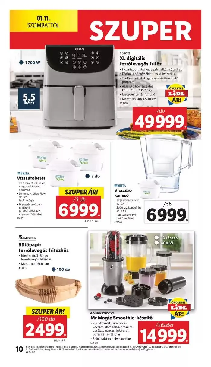 Katalógus Nonfood kínálatunk - 02. hét január 9.-tól január 15.-ig 2025. - Oldal 10