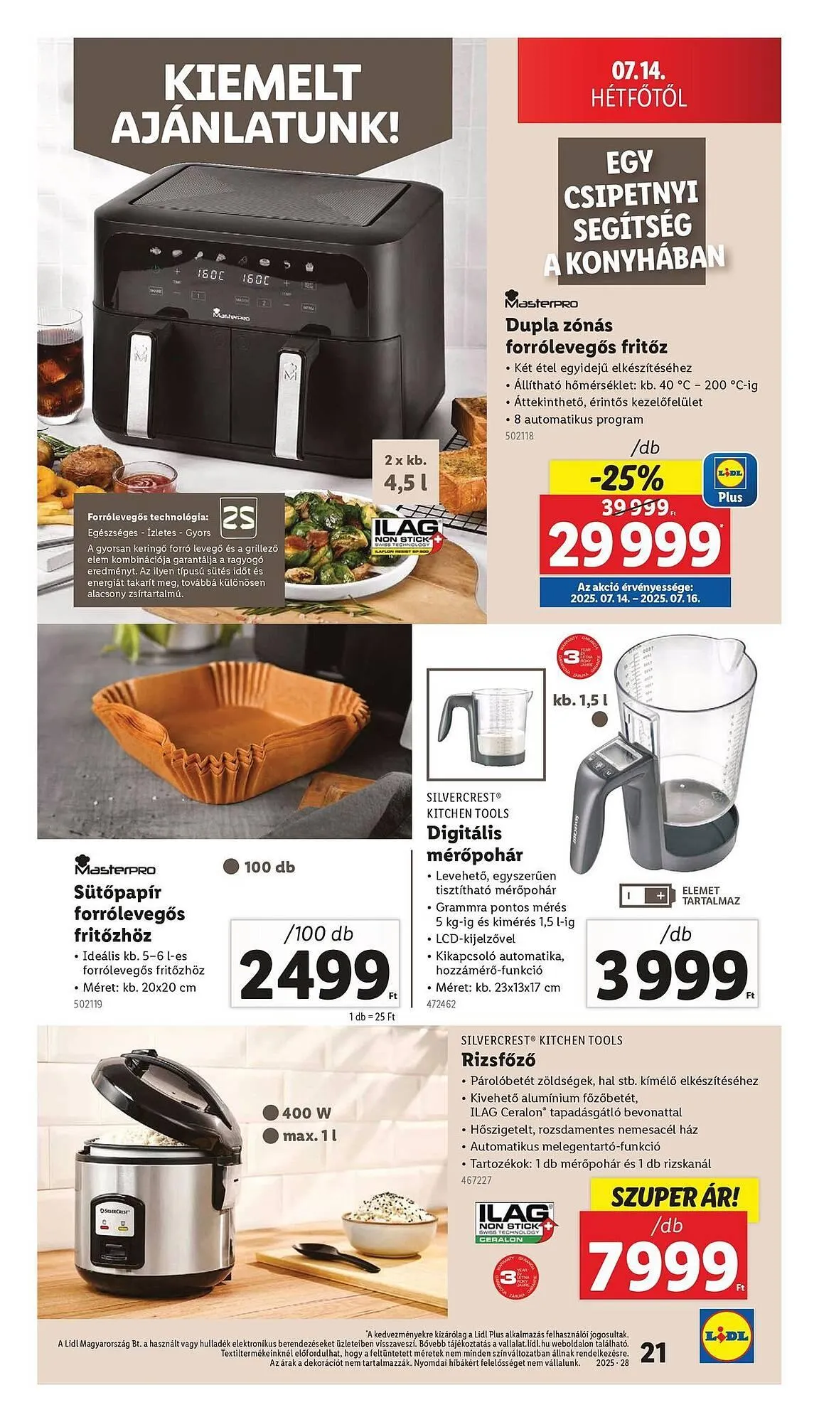 Katalógus Lidl akciós újság július 10.-tól július 16.-ig 2025. - Oldal 21
