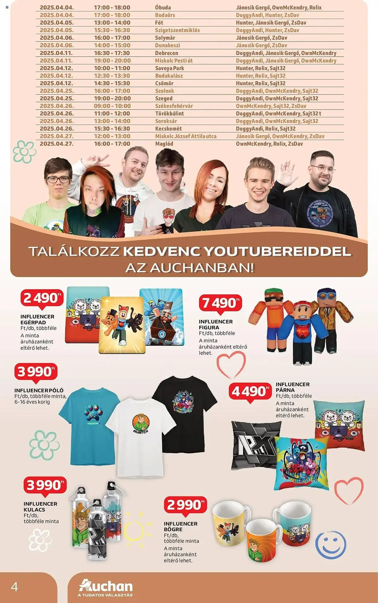Katalógus Auchan akciós újság április 3.-tól április 30.-ig 2025. - Oldal 4