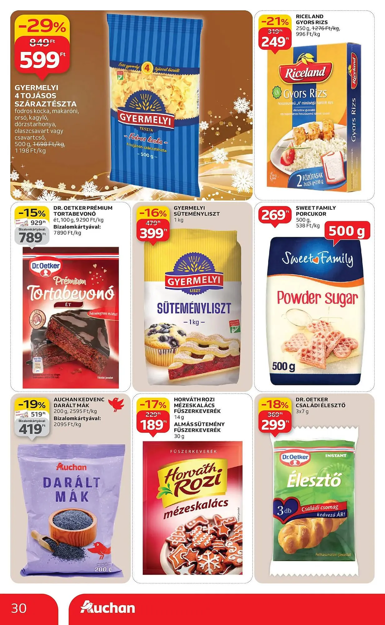Katalógus Auchan akciós újság december 18.-tól december 24.-ig 2025. - Oldal 30