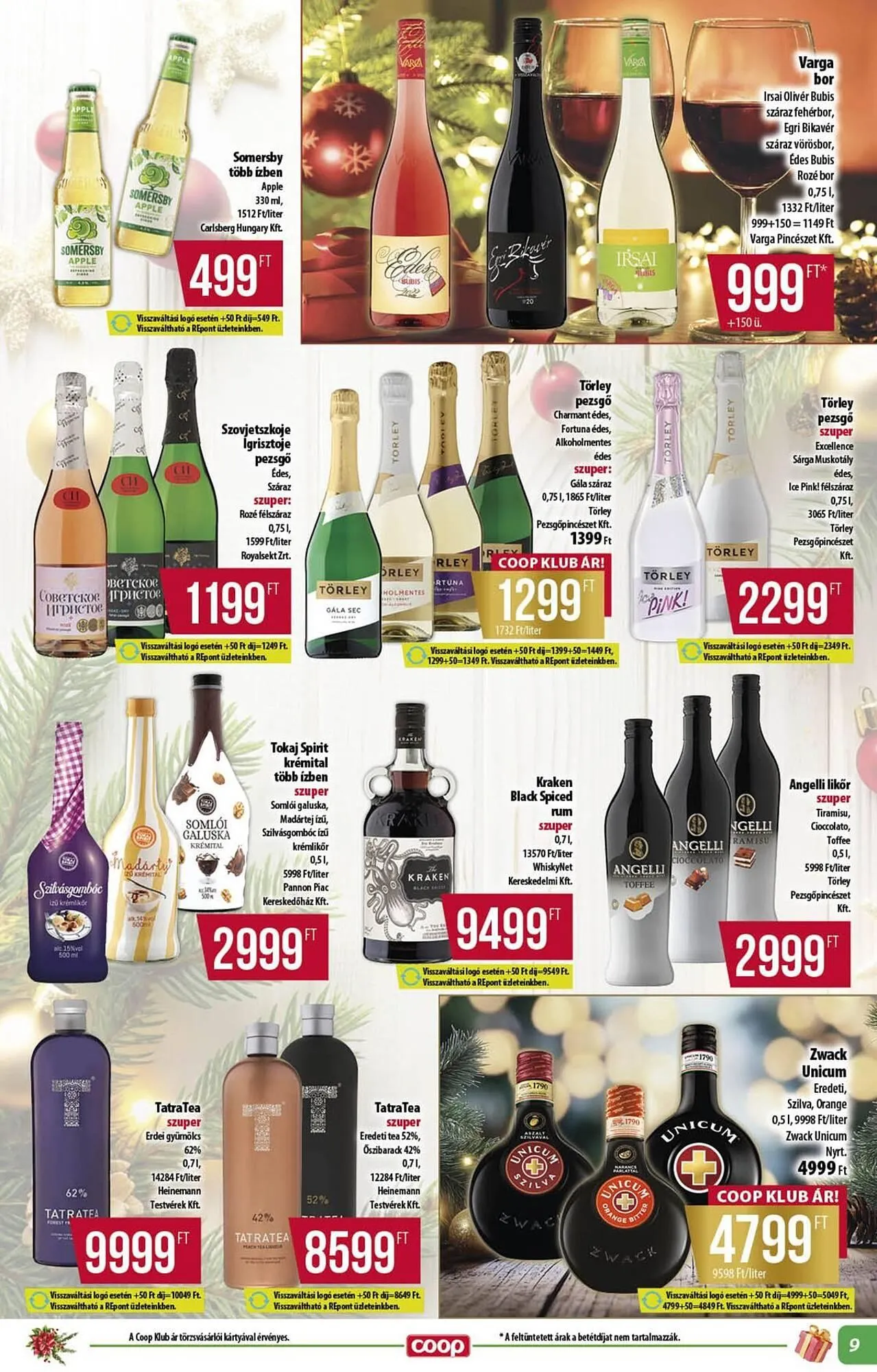 Katalógus Coop akciós újság december 18.-tól december 31.-ig 2025. - Oldal 9
