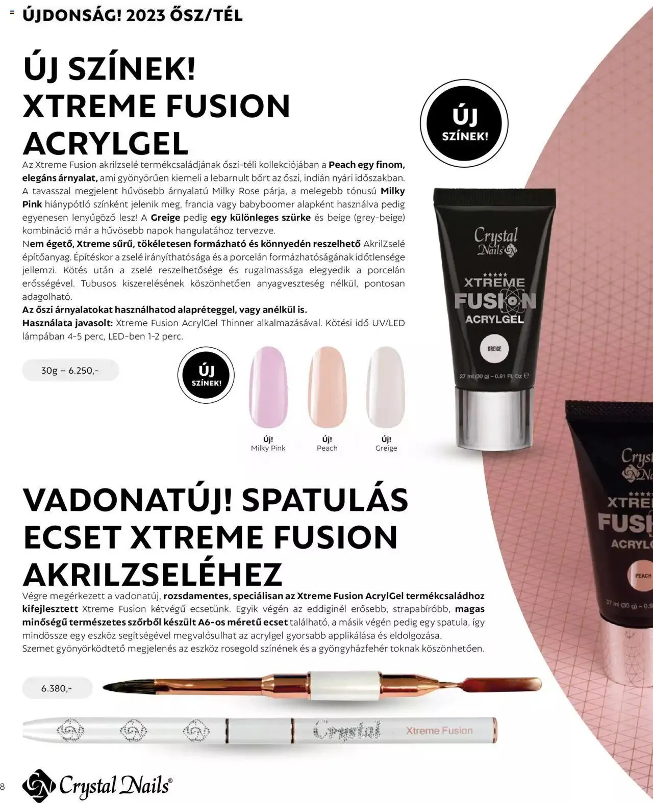 Katalógus Crystal Nails - Ősz/Tél katalógus 2023 szeptember 4.-tól december 31.-ig 2023. - Oldal 8
