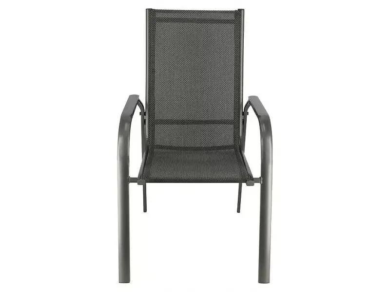 SUNFUN MAJA - kerti szék (antracit, rakásolható)