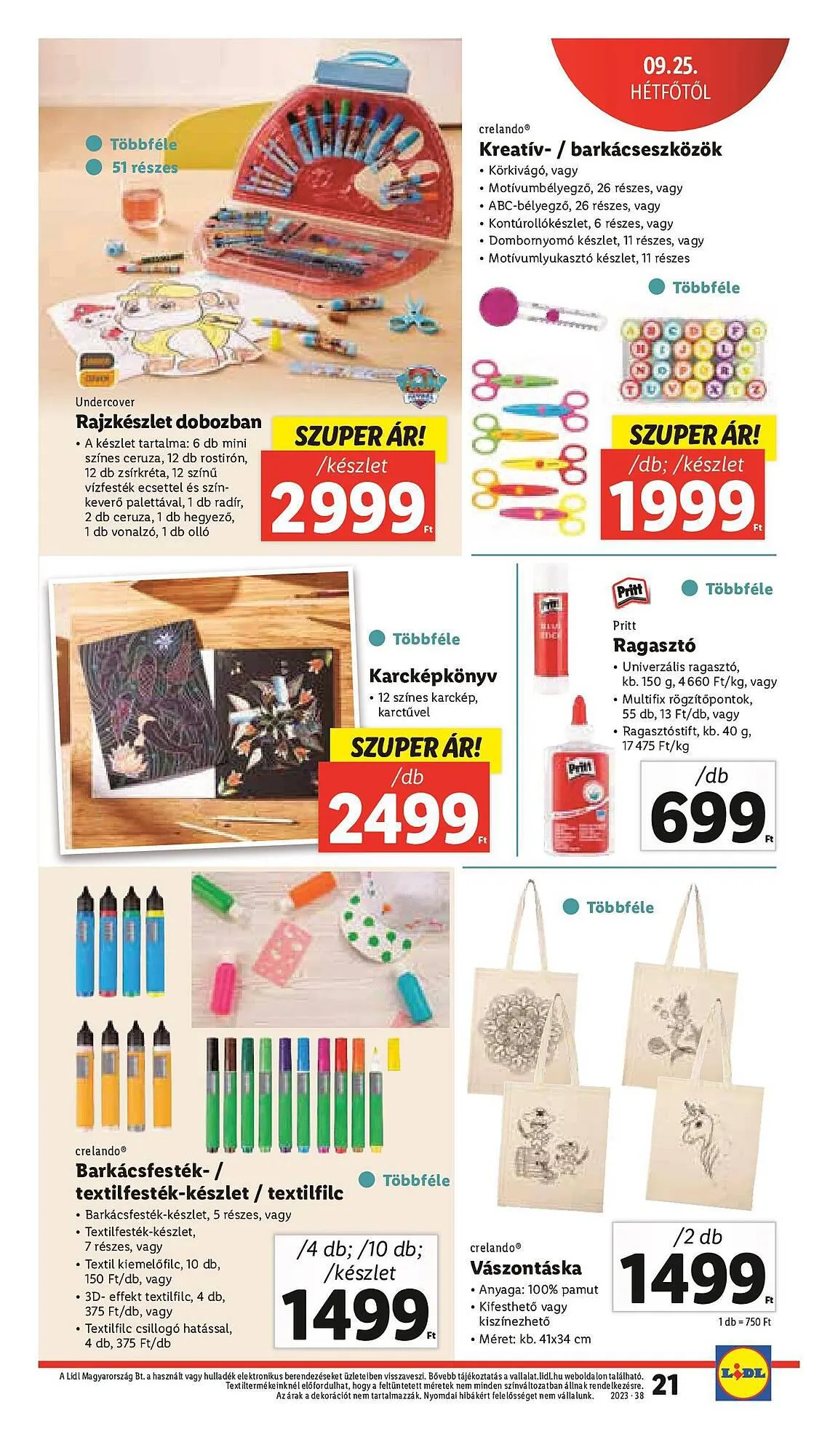 Katalógus Lidl akciós újság szeptember 21.-tól szeptember 27.-ig 2023. - Oldal 21