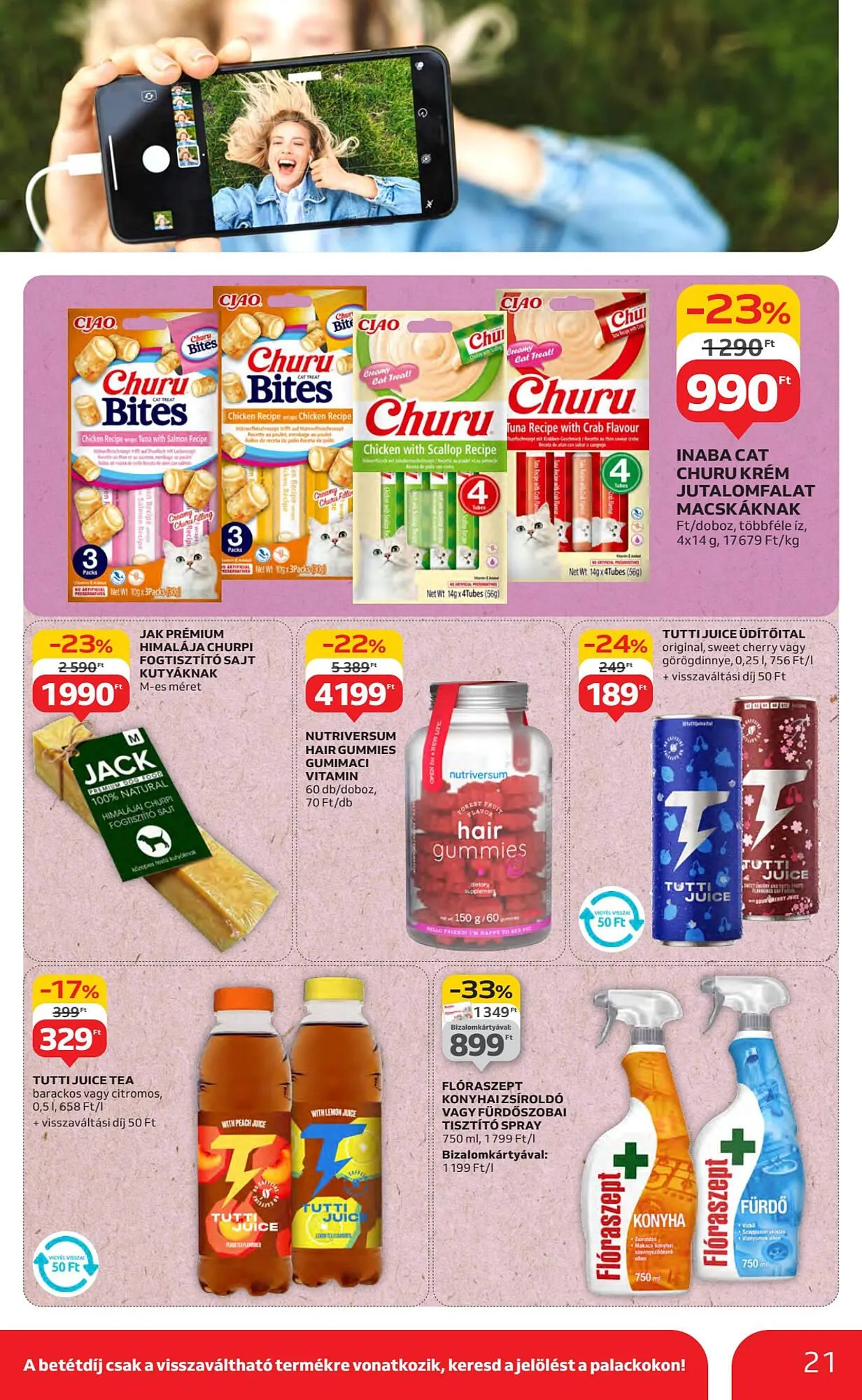 Katalógus Auchan akciós újság július 31.-tól augusztus 6.-ig 2025. - Oldal 21