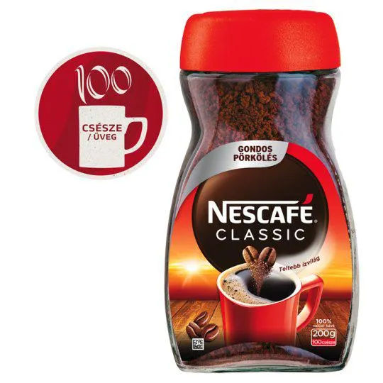 Nescafé Classic azonnal oldódó kávé 200 g