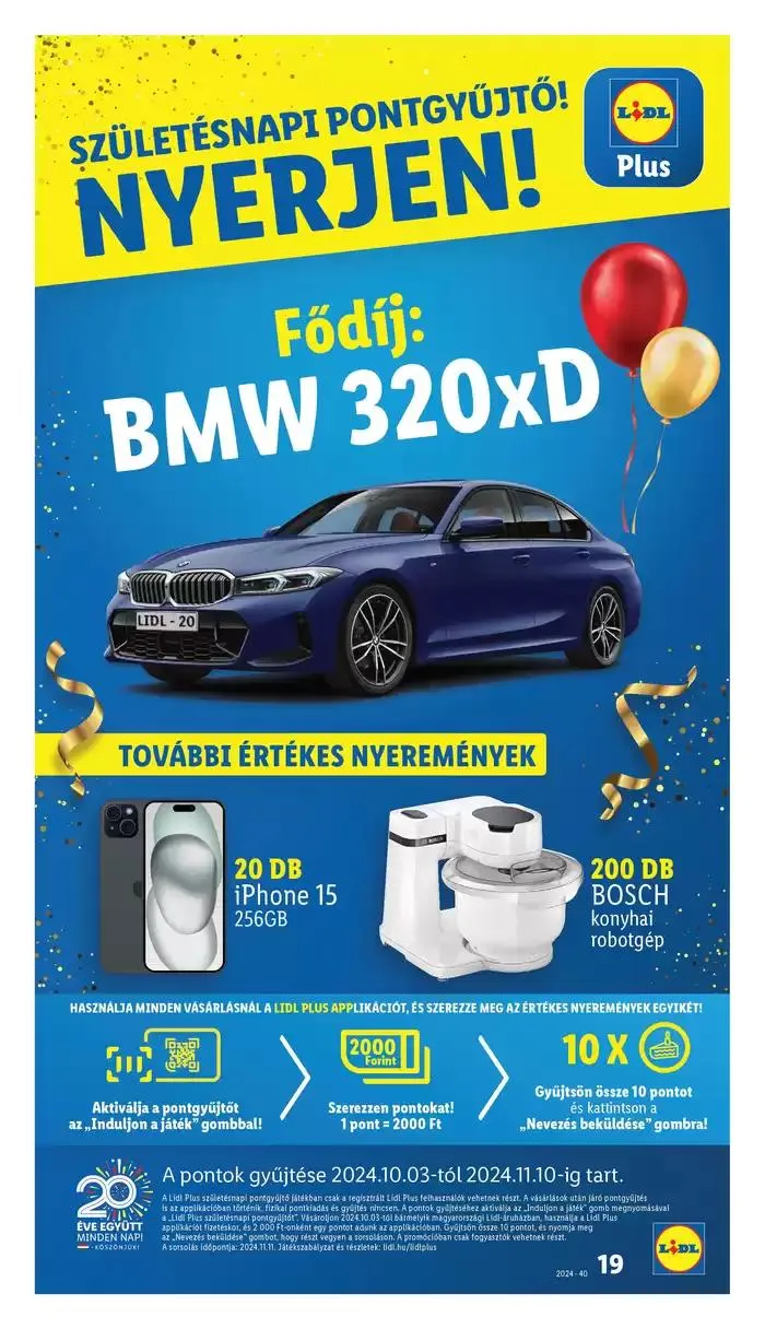 Katalógus Akciós újság – 40. hét október 3.-tól október 9.-ig 2024. - Oldal 19