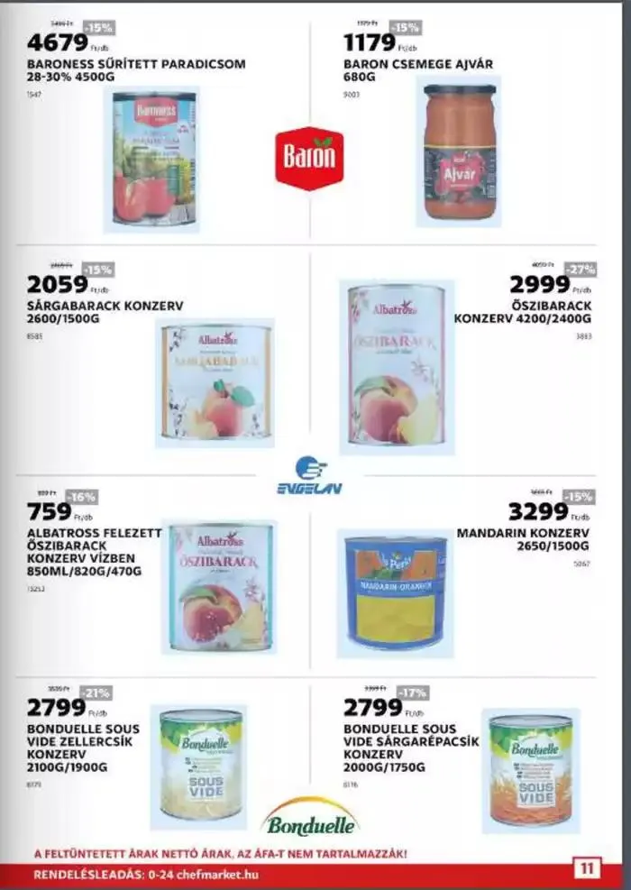 Katalógus Chef Market Magazin október 1.-tól október 31.-ig 2024. - Oldal 11