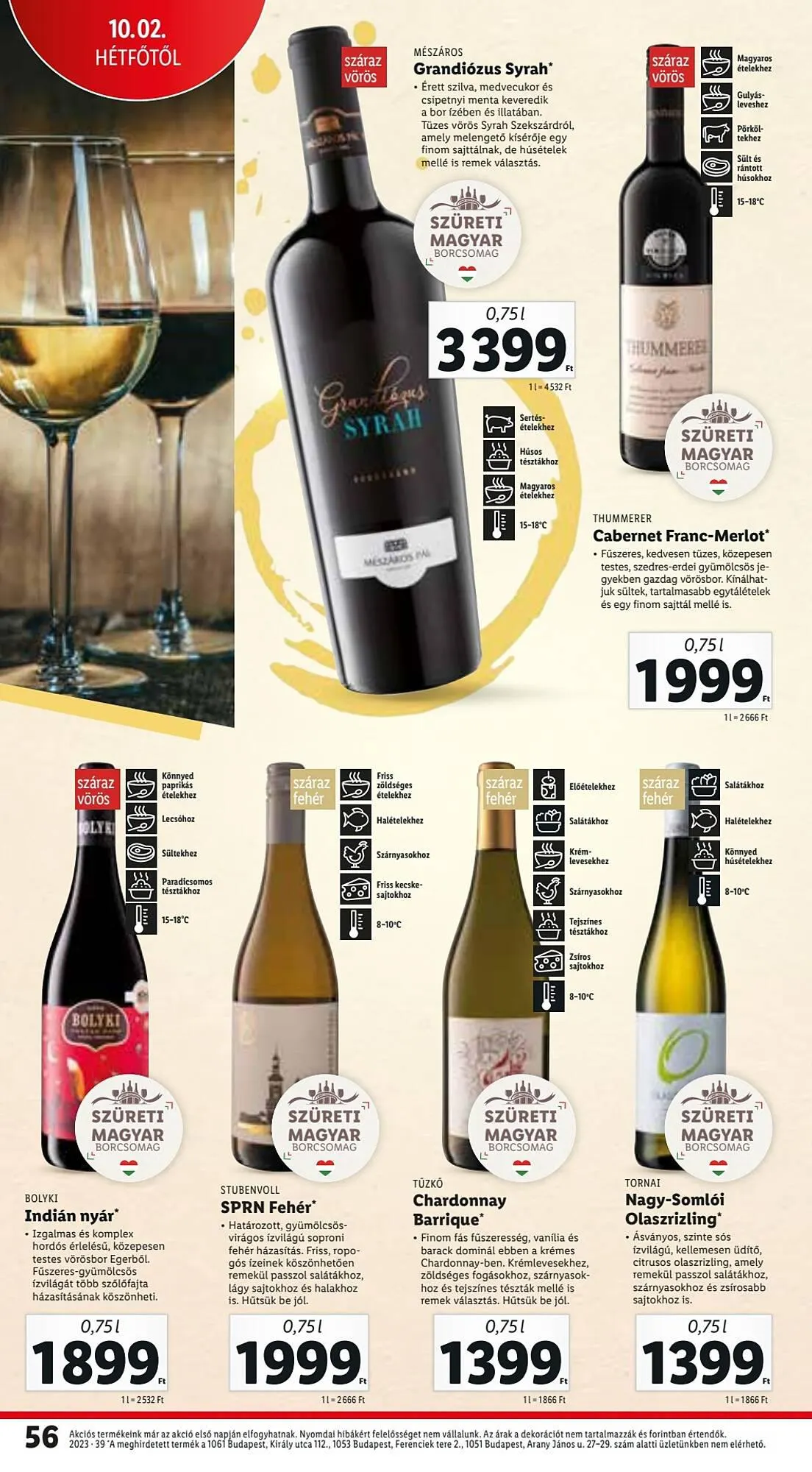 Katalógus Lidl akciós újság szeptember 28.-tól október 4.-ig 2023. - Oldal 56