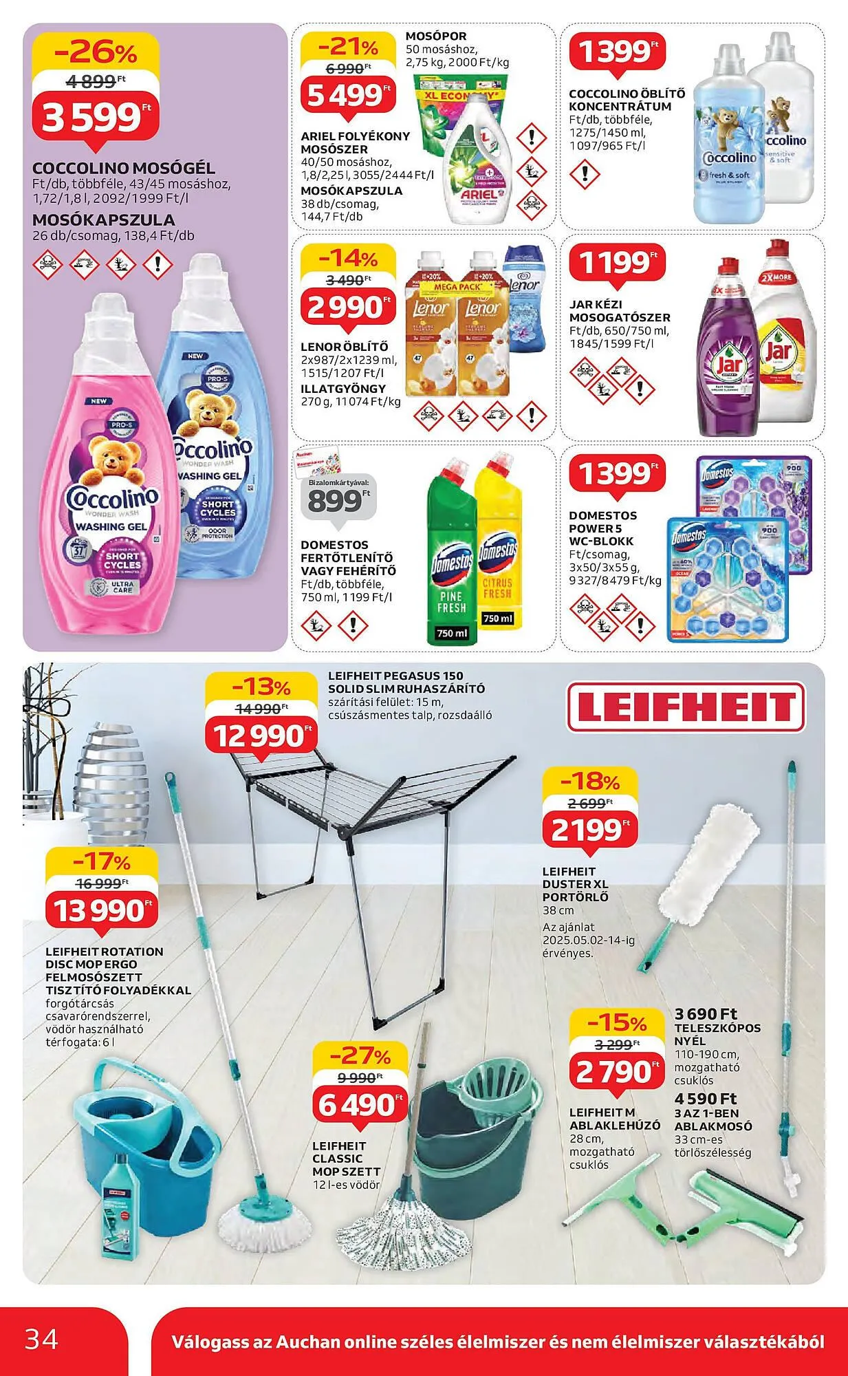 Katalógus Auchan akciós újság május 2.-tól május 7.-ig 2025. - Oldal 34