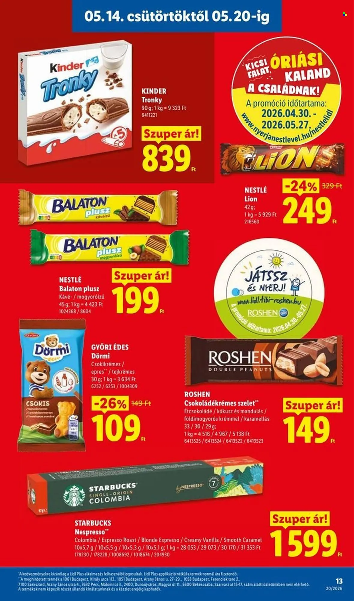 Katalógus Lidl akciós újság május 14.-tól május 20.-ig 2026. - Oldal 13