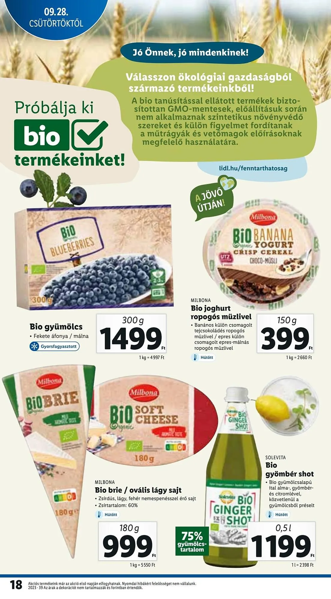 Katalógus Lidl akciós újság szeptember 28.-tól október 4.-ig 2023. - Oldal 18