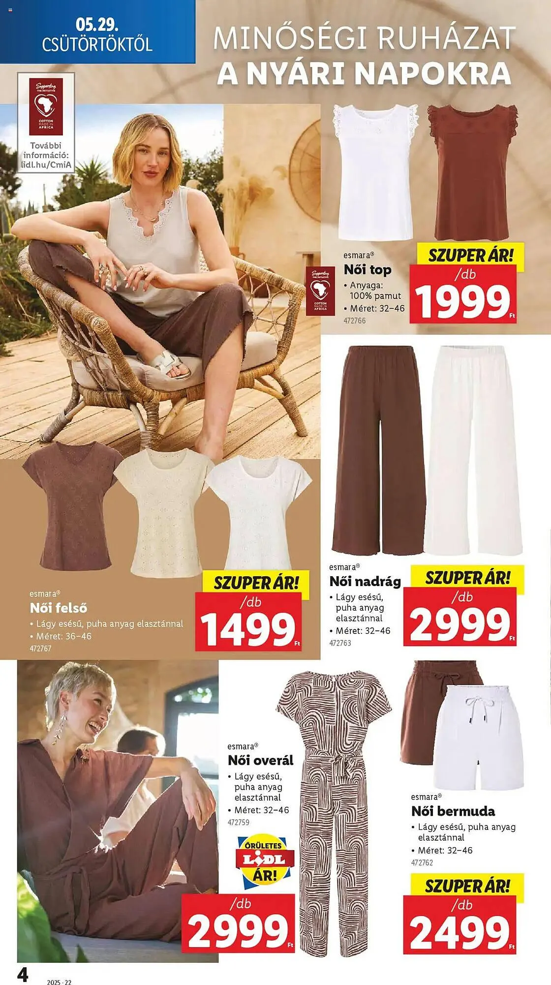 Katalógus Lidl akciós újság május 29.-tól június 4.-ig 2025. - Oldal 4