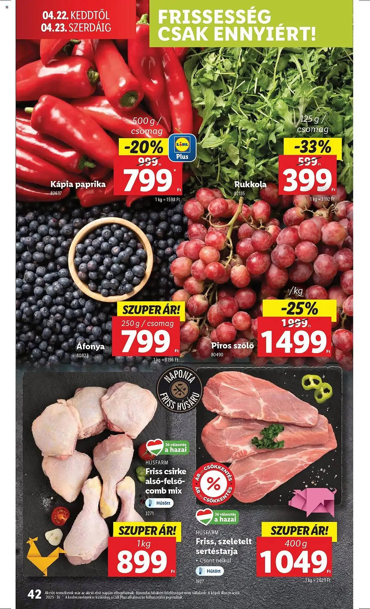 Katalógus Lidl akciós újság április 16.-tól április 22.-ig 2025. - Oldal 42