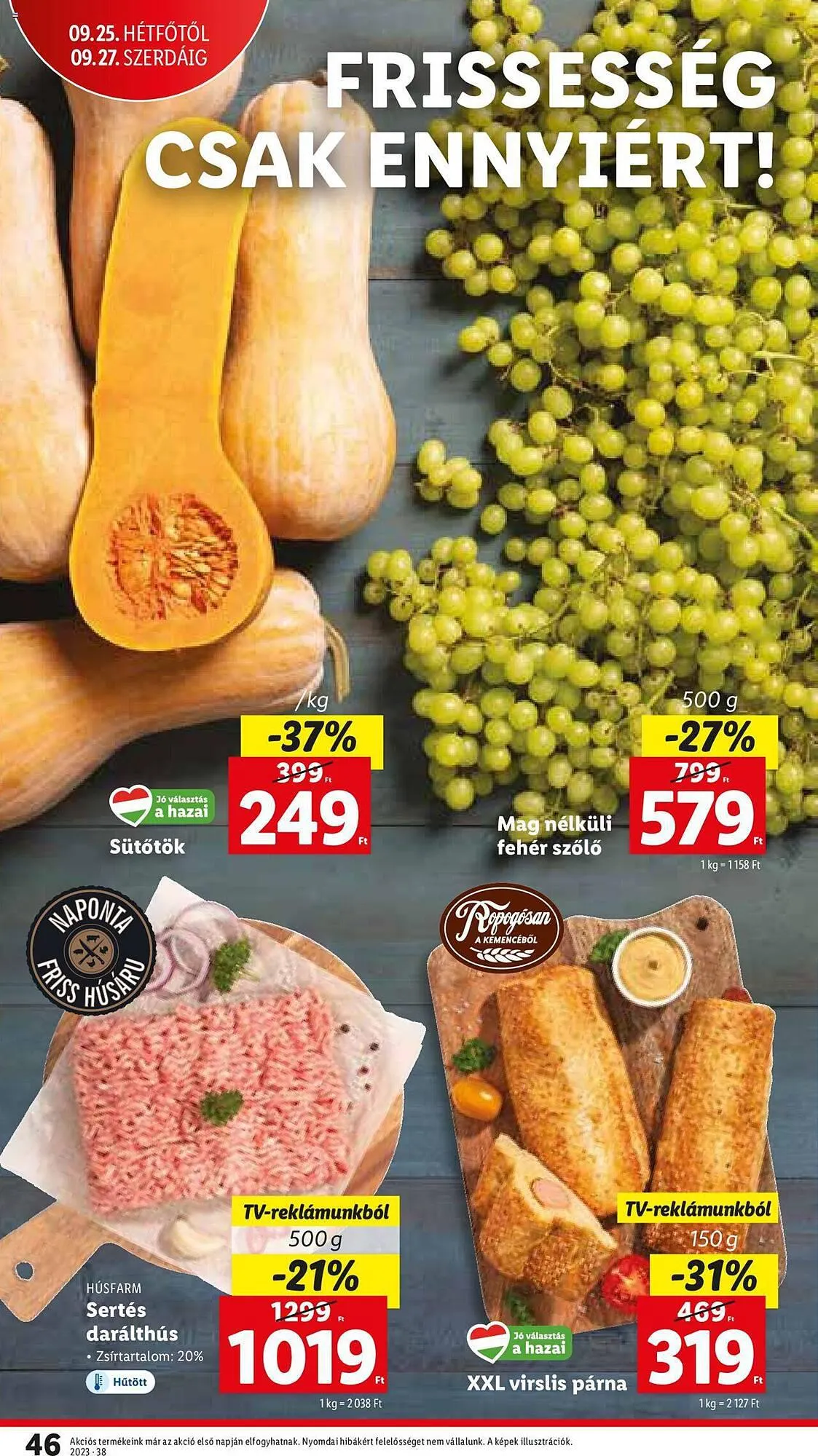 Katalógus Lidl akciós újság szeptember 21.-tól szeptember 27.-ig 2023. - Oldal 46