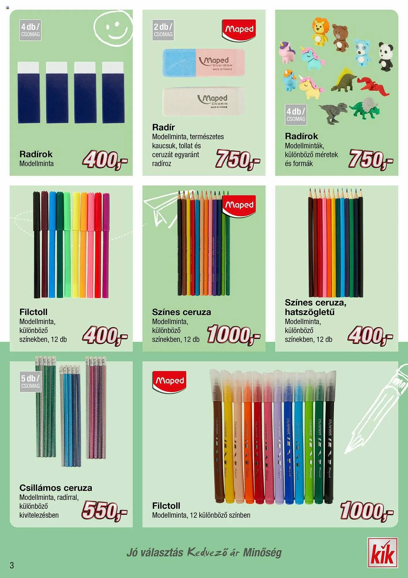 Katalógus Kik akciós újság augusztus 21.-tól szeptember 4.-ig 2023. - Oldal 3