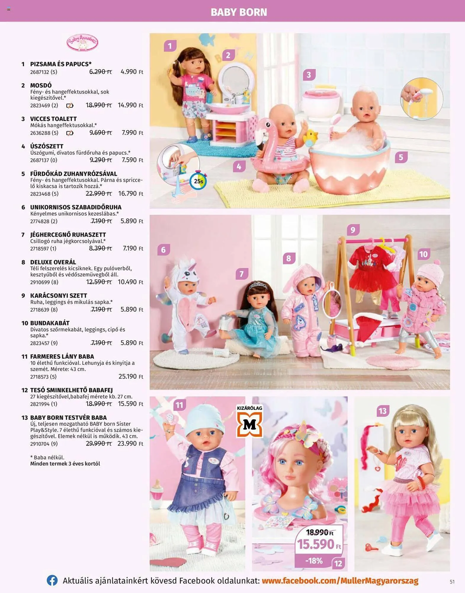 Katalógus Müller akciós újság október 30.-tól december 31.-ig 2023. - Oldal 51