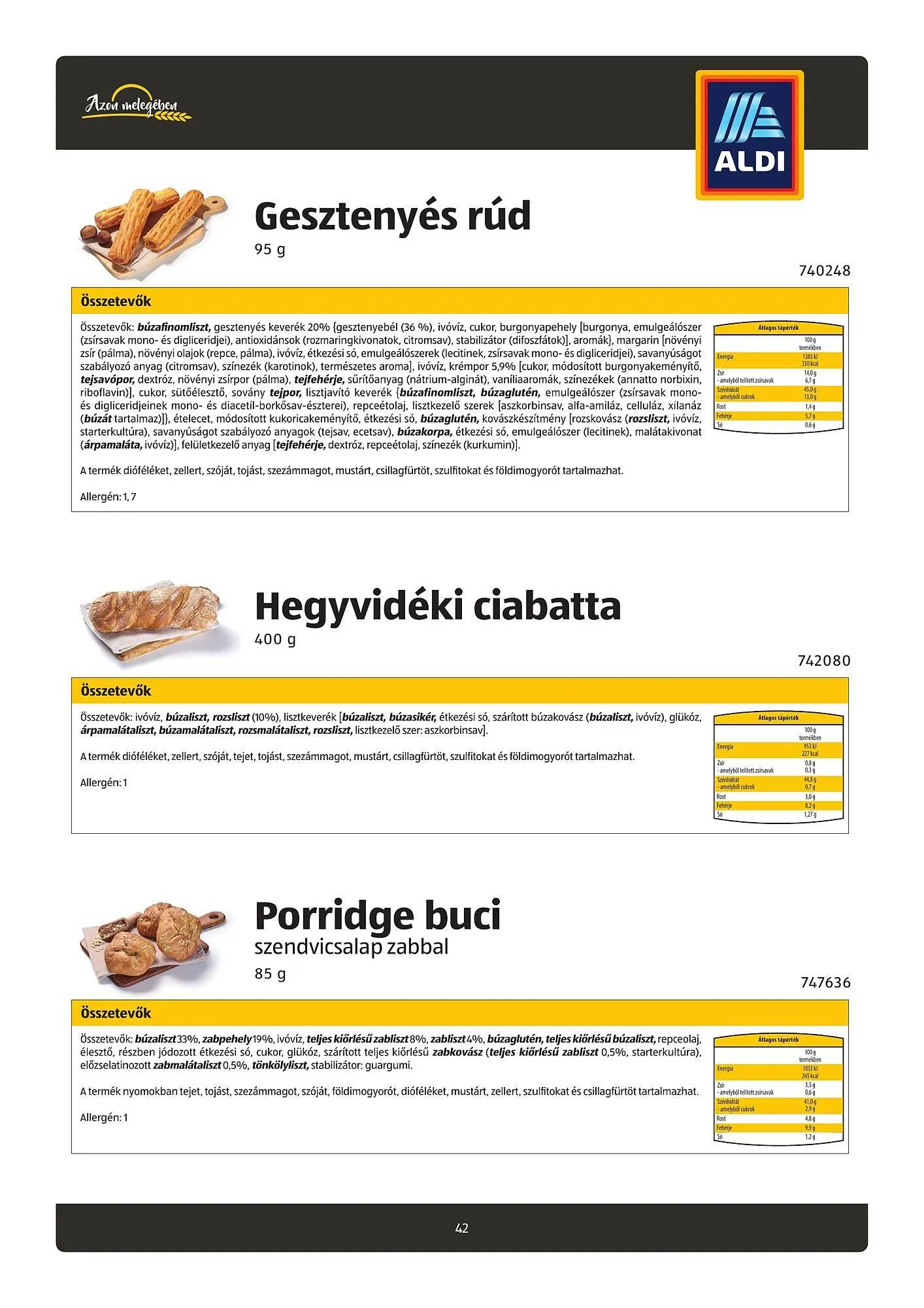 Katalógus ALDI akciós újság május 31.-tól július 4.-ig 2025. - Oldal 42