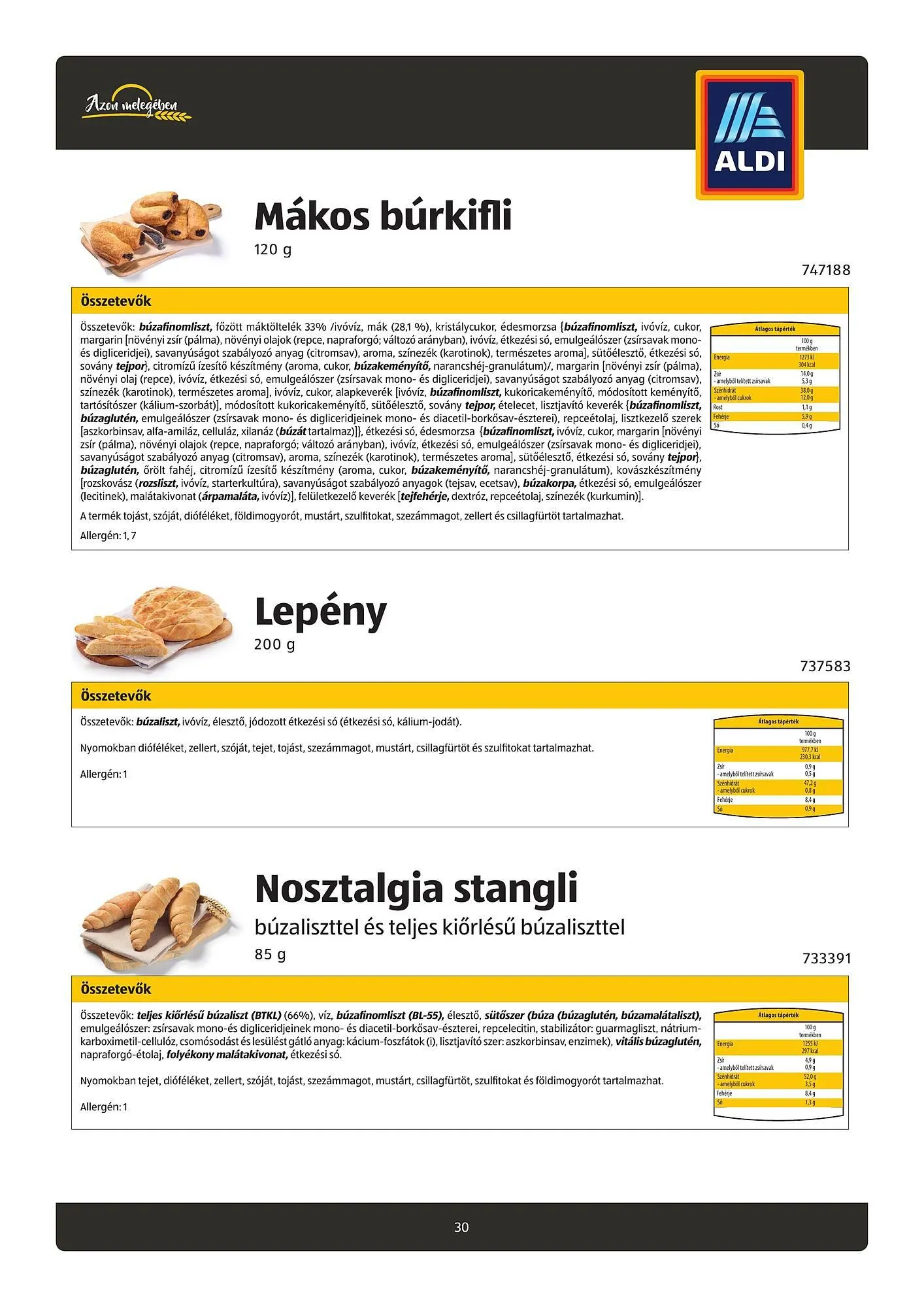 Katalógus ALDI akciós újság április 24.-tól május 13.-ig 2025. - Oldal 30