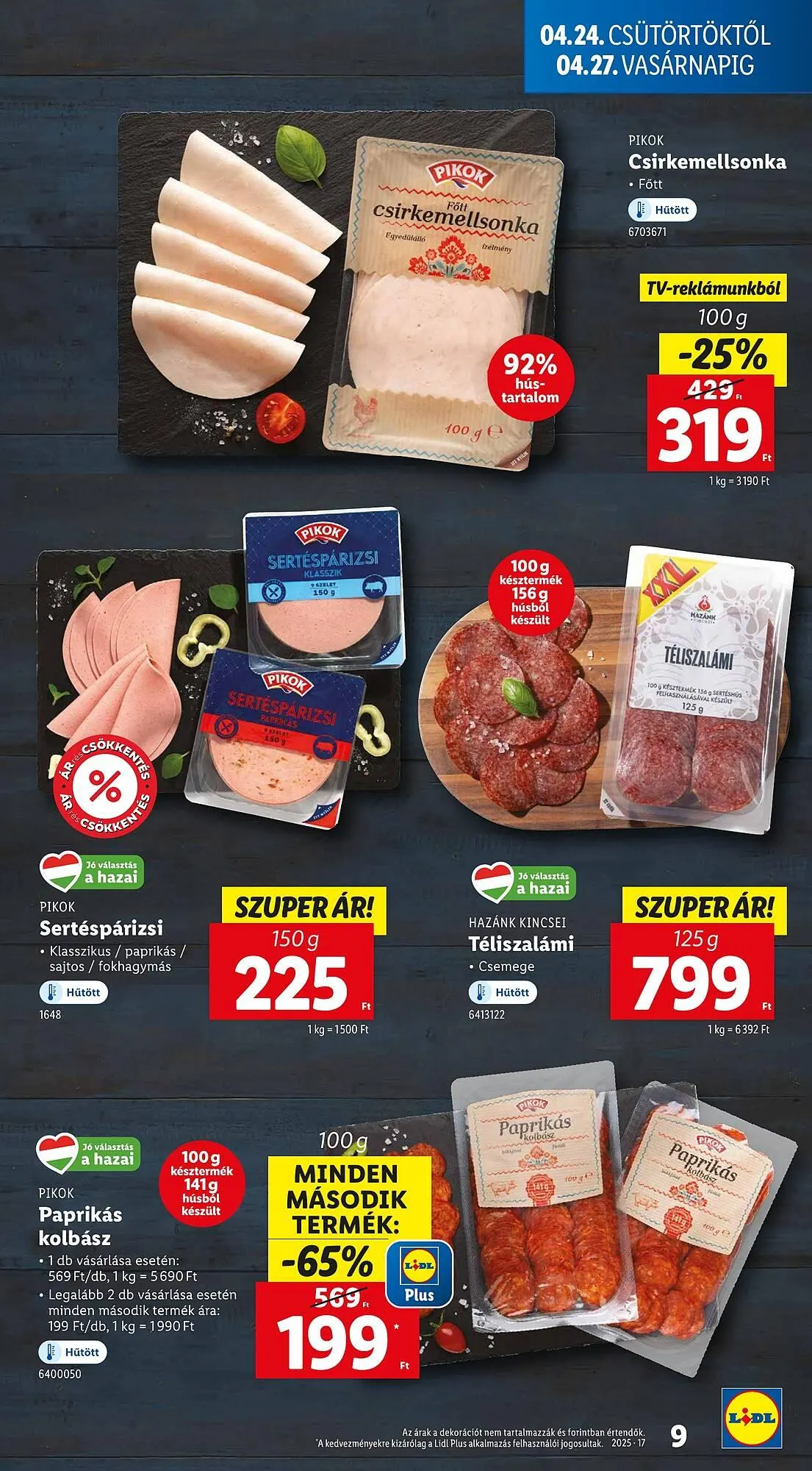Katalógus Lidl akciós újság április 24.-tól április 29.-ig 2025. - Oldal 9