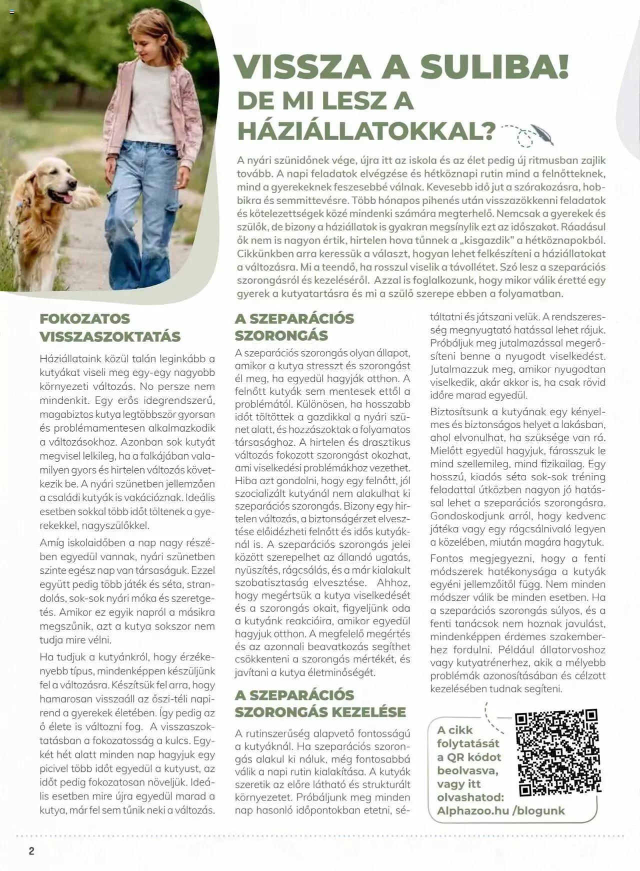 Katalógus AlphaZoo Akciós újság szeptember 11.-tól szeptember 24.-ig 2023. - Oldal 2