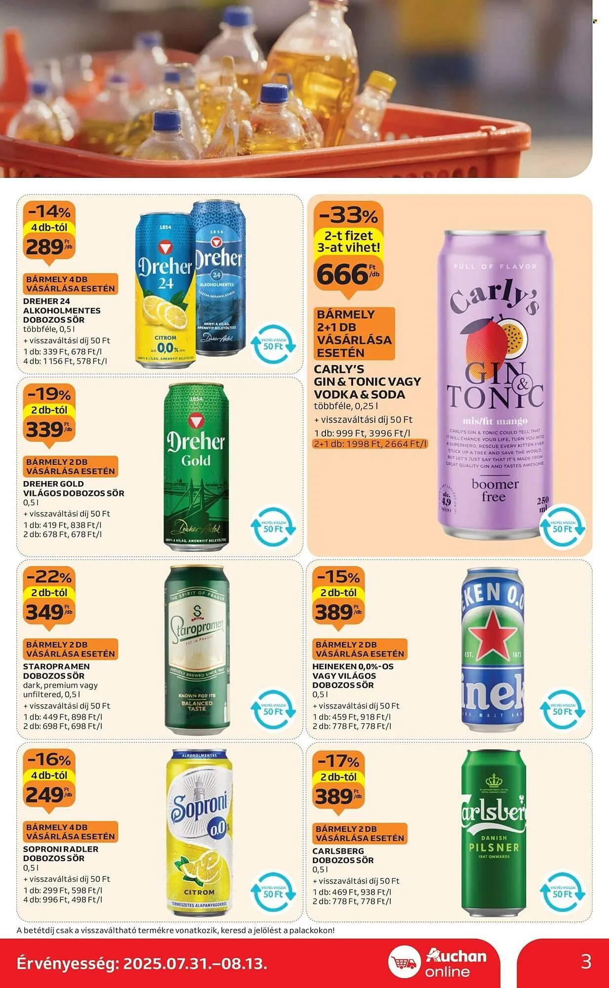 Katalógus Auchan akciós újság július 31.-tól augusztus 6.-ig 2025. - Oldal 3
