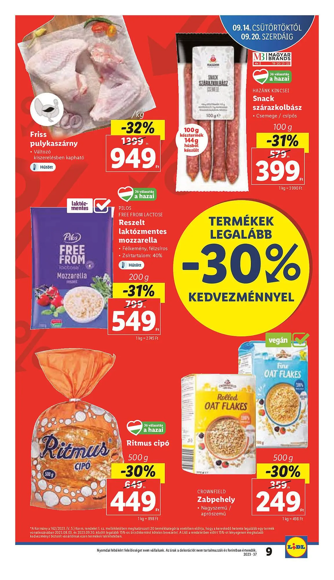 Katalógus Lidl akciós újság szeptember 14.-tól szeptember 20.-ig 2023. - Oldal 9