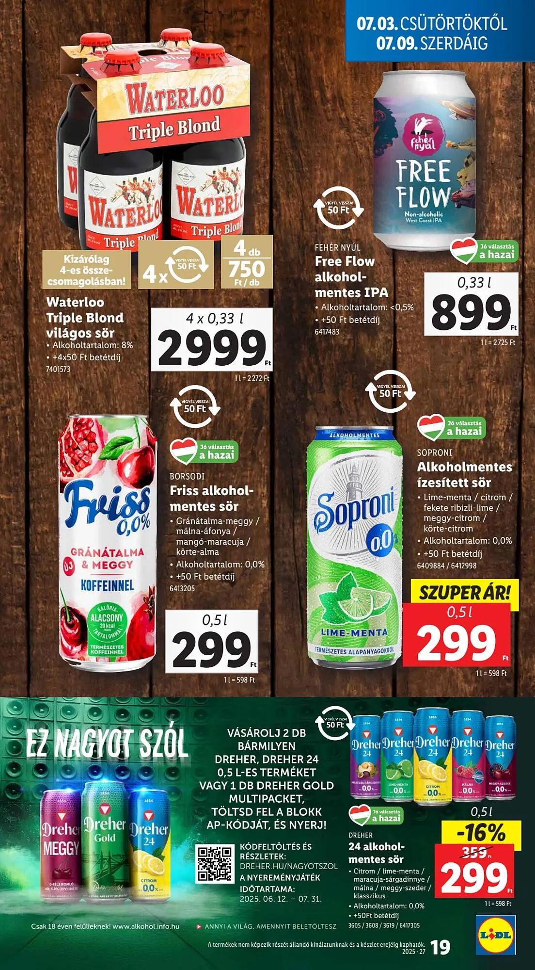 Katalógus Lidl akciós újság július 3.-tól július 9.-ig 2025. - Oldal 19