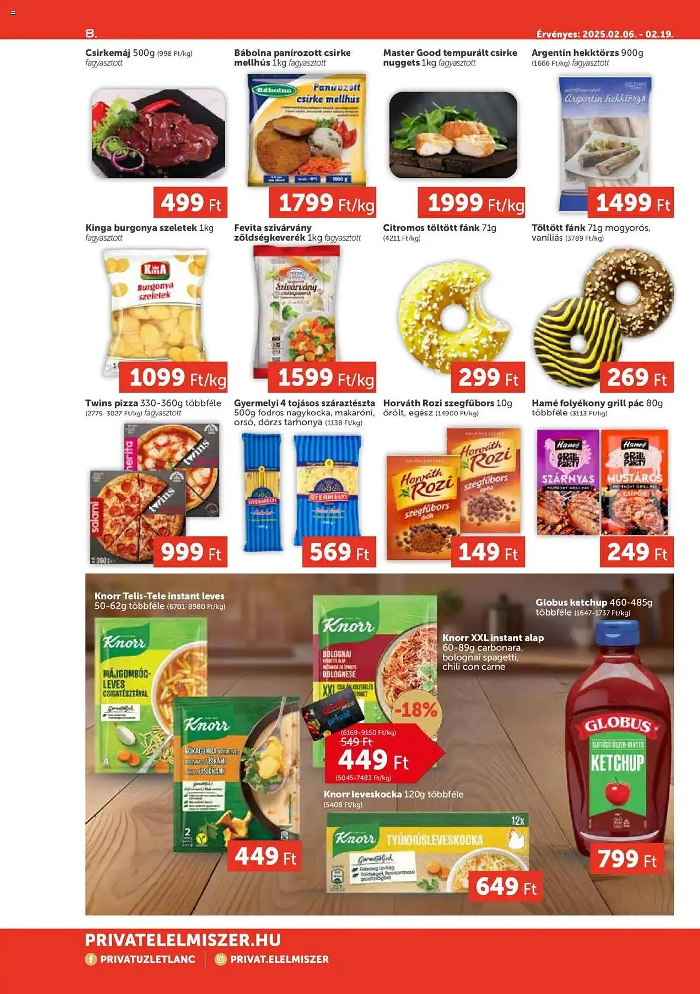 Katalógus PRIVÁT akciós újság február 6.-tól február 19.-ig 2025. - Oldal 8