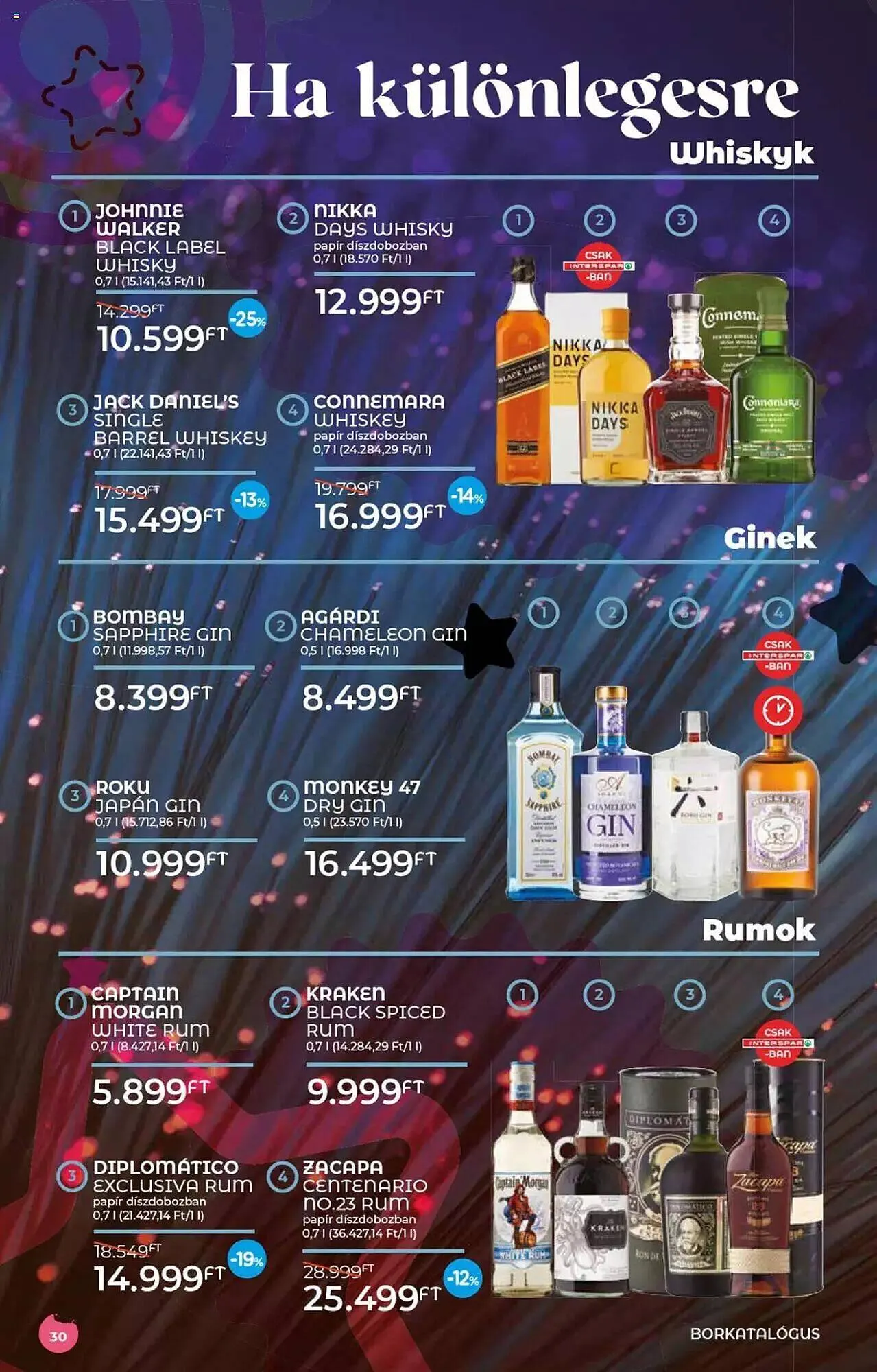 Katalógus Interspar akciós újság szeptember 6.-tól szeptember 27.-ig 2023. - Oldal 30