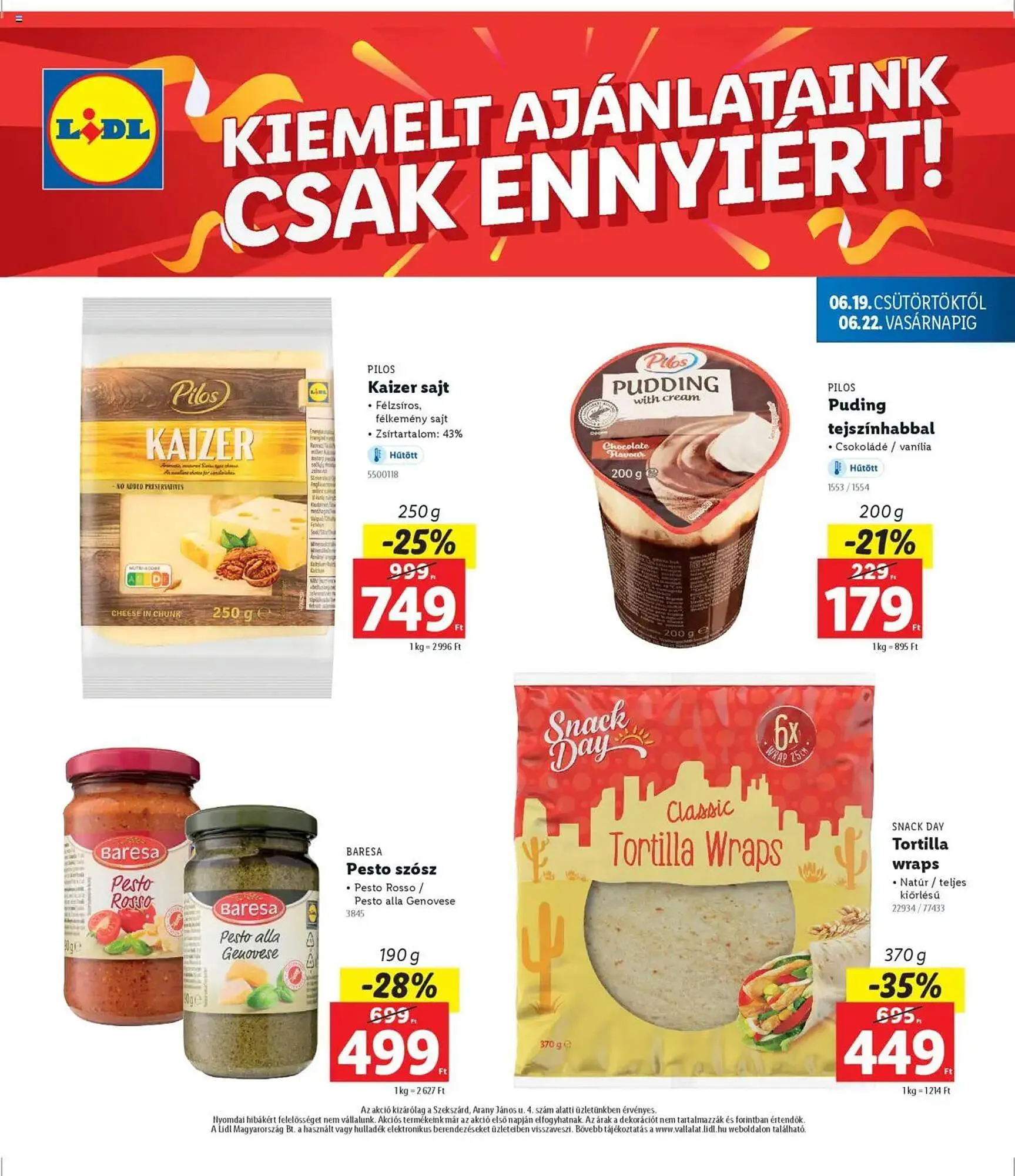 Katalógus Lidl akciós újság június 19.-tól június 22.-ig 2025. - Oldal 4