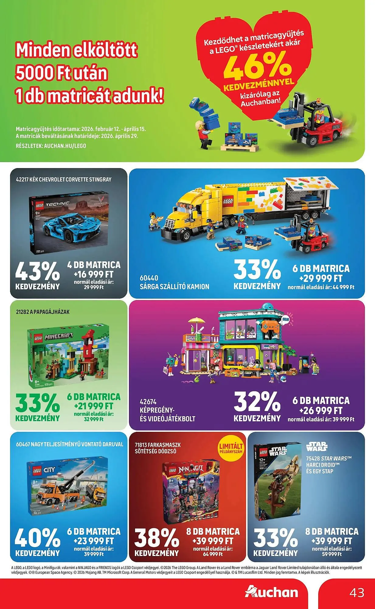 Katalógus Auchan akciós újság február 19.-tól február 25.-ig 2026. - Oldal 43