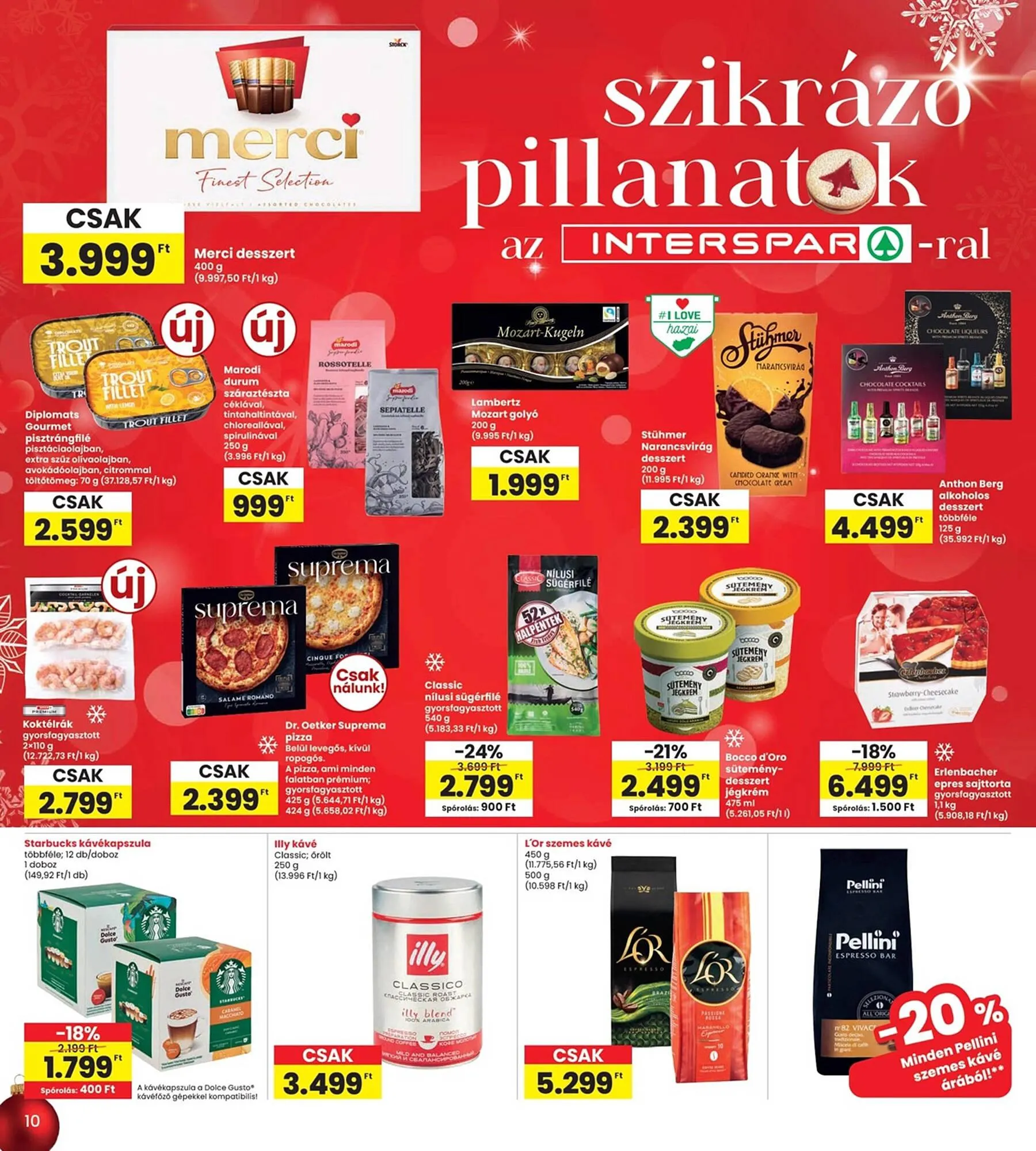 Katalógus Interspar akciós újság december 4.-tól december 10.-ig 2025. - Oldal 10