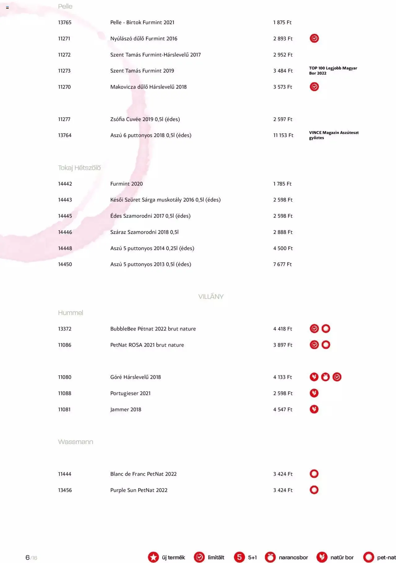 Katalógus Chef Market BOR & PEZSGŐ augusztus 11.-tól december 31.-ig 2023. - Oldal 6