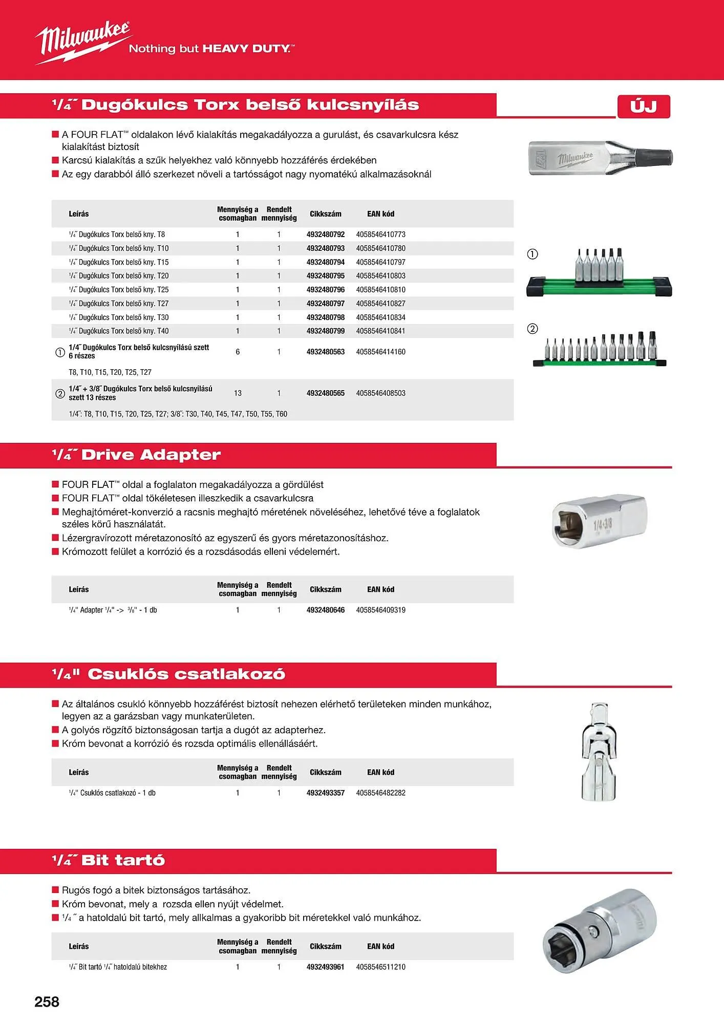 Katalógus Milwaukee akciós újság szeptember 16.-tól december 31.-ig 2025. - Oldal 258