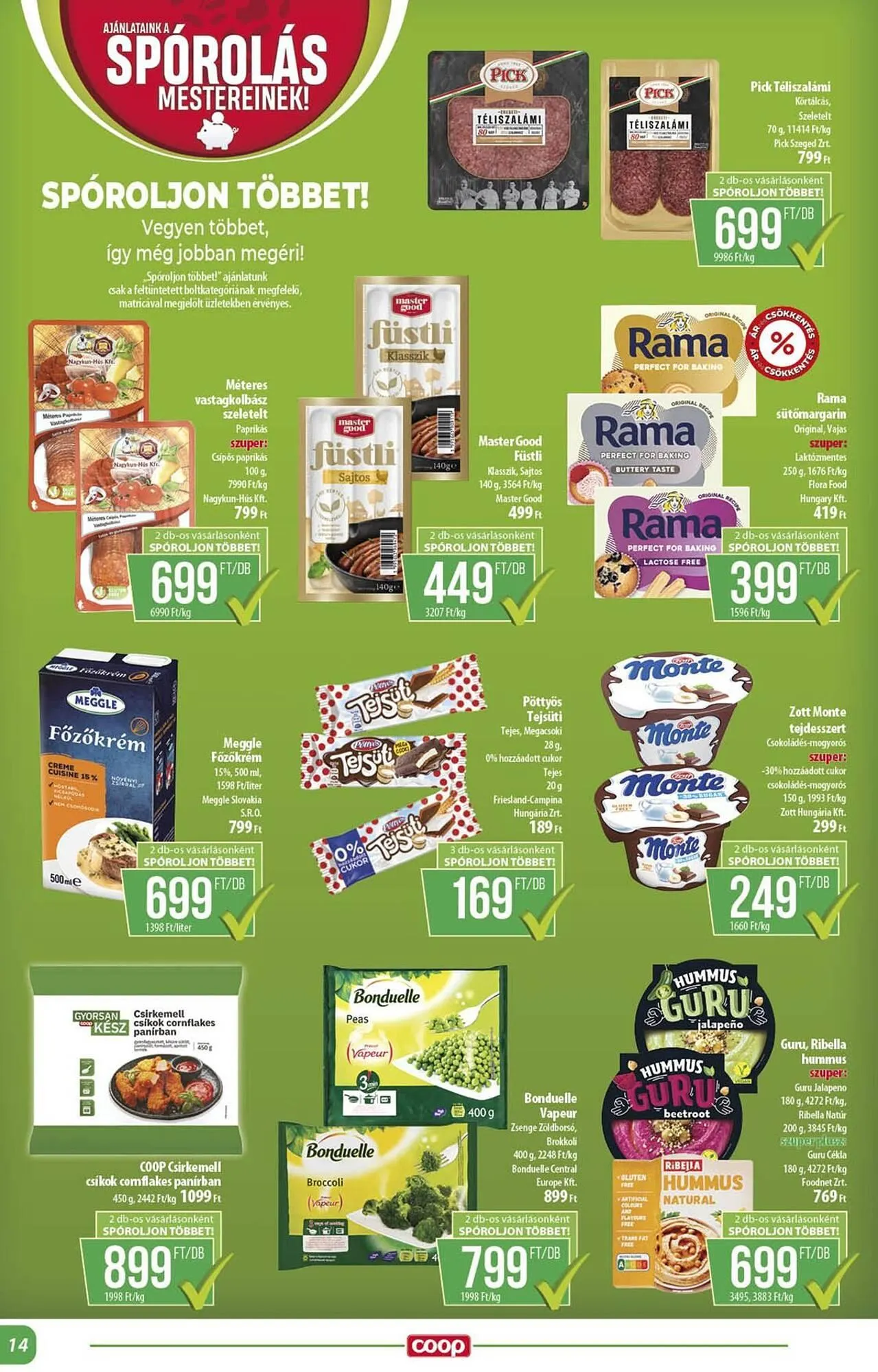 Katalógus Coop akciós újság augusztus 21.-tól szeptember 3.-ig 2025. - Oldal 14