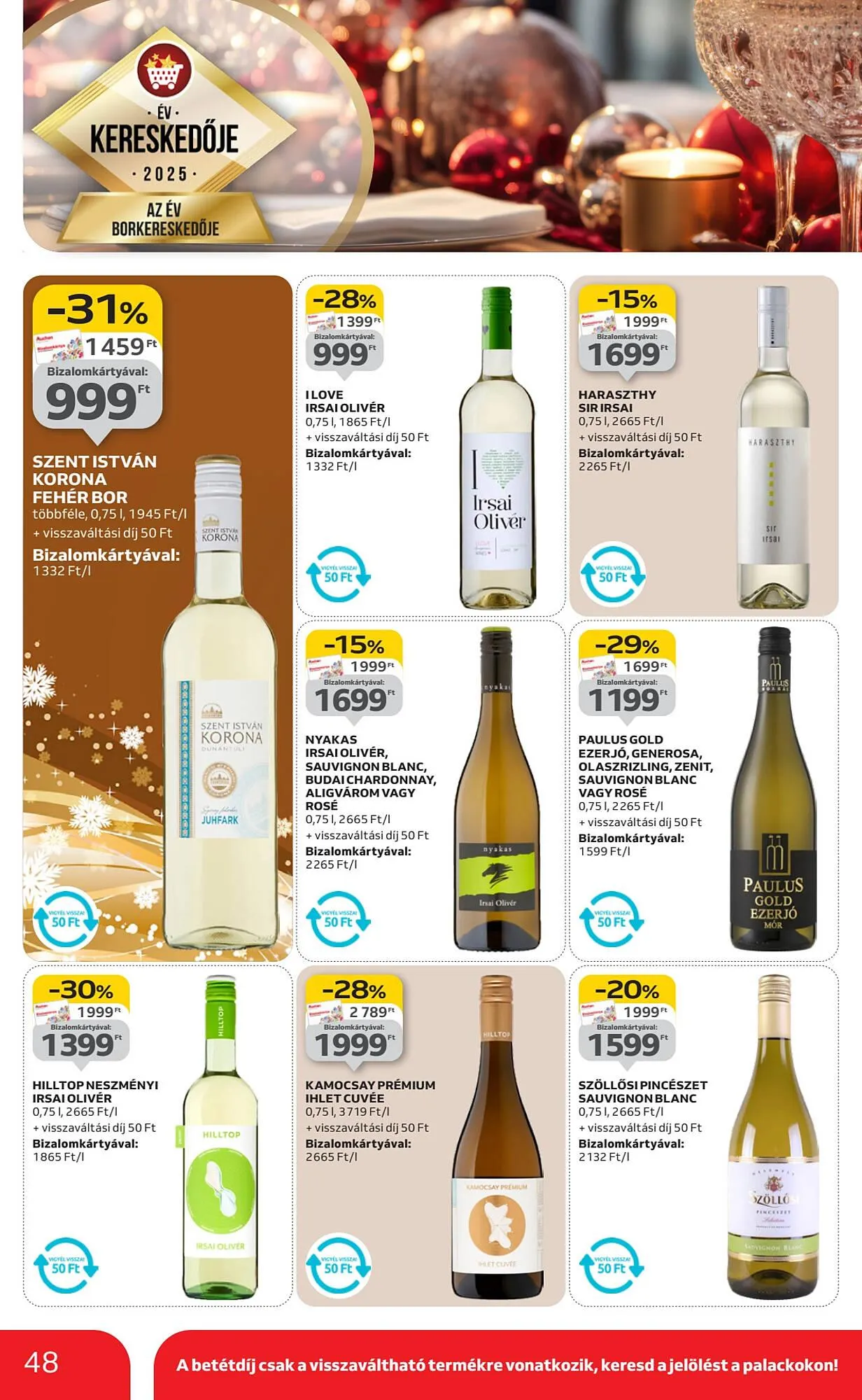 Katalógus Auchan akciós újság december 4.-tól december 10.-ig 2025. - Oldal 48