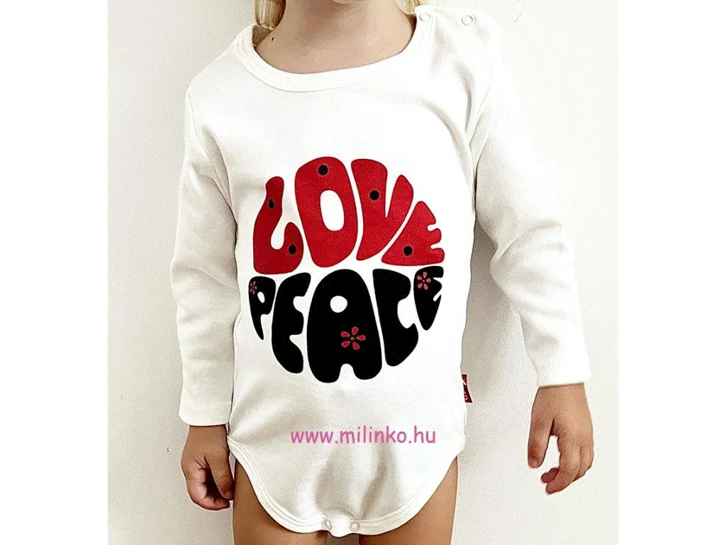 Baba body, kombidressz- Szeretet és béke