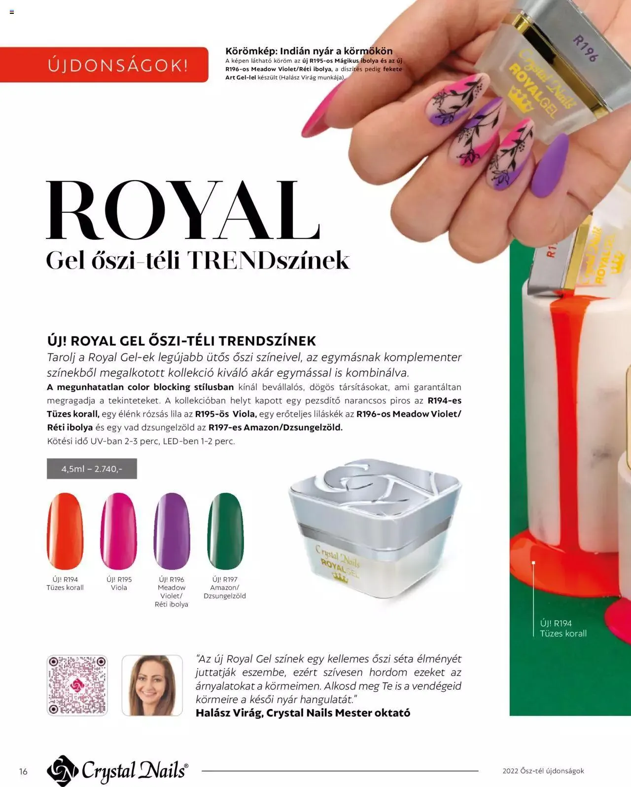 Katalógus Crystal Nails - Ősz / Tél katalógus szeptember 5.-tól december 31.-ig 2023. - Oldal 16
